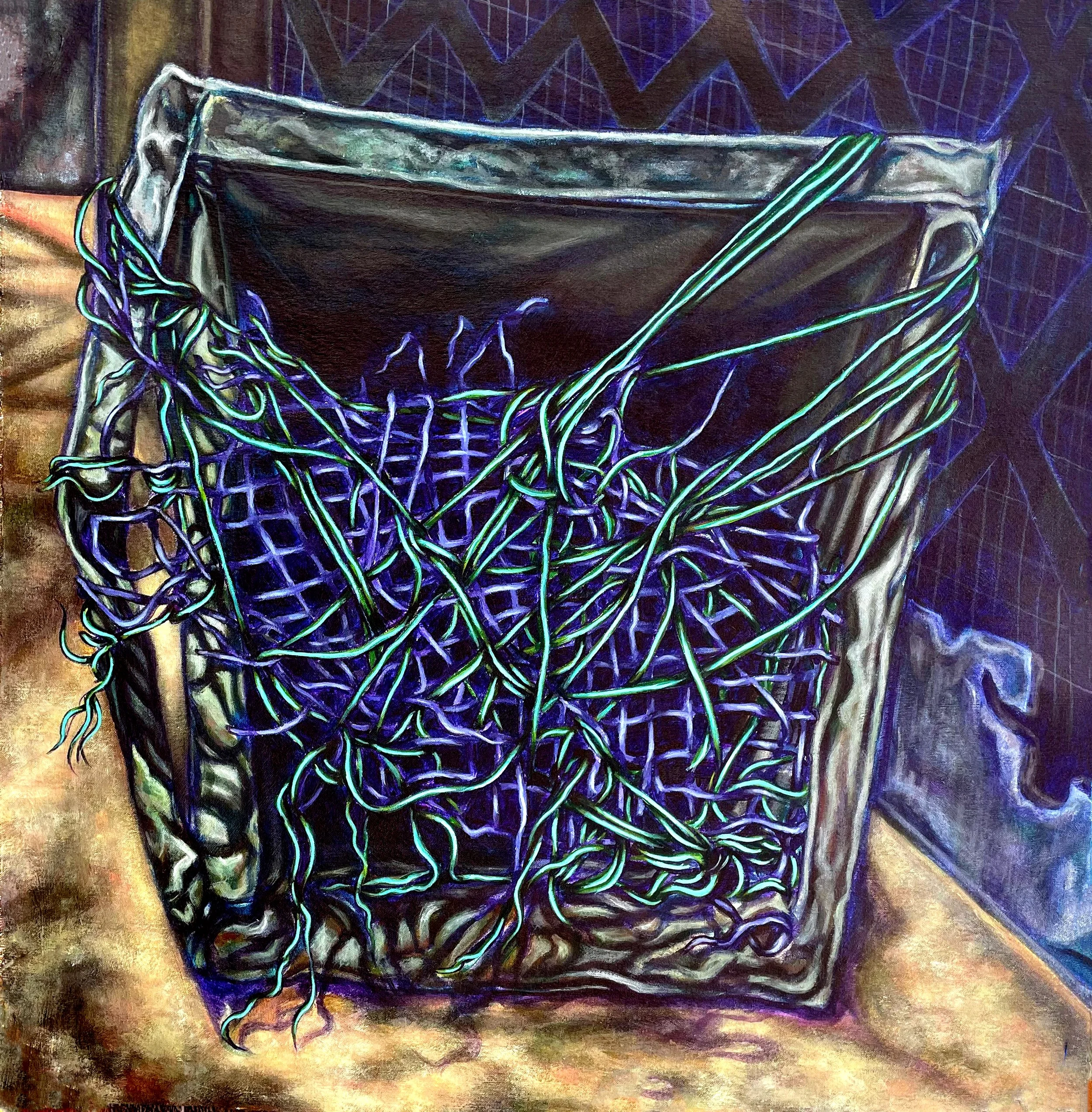 odd objects acrylic on canvas