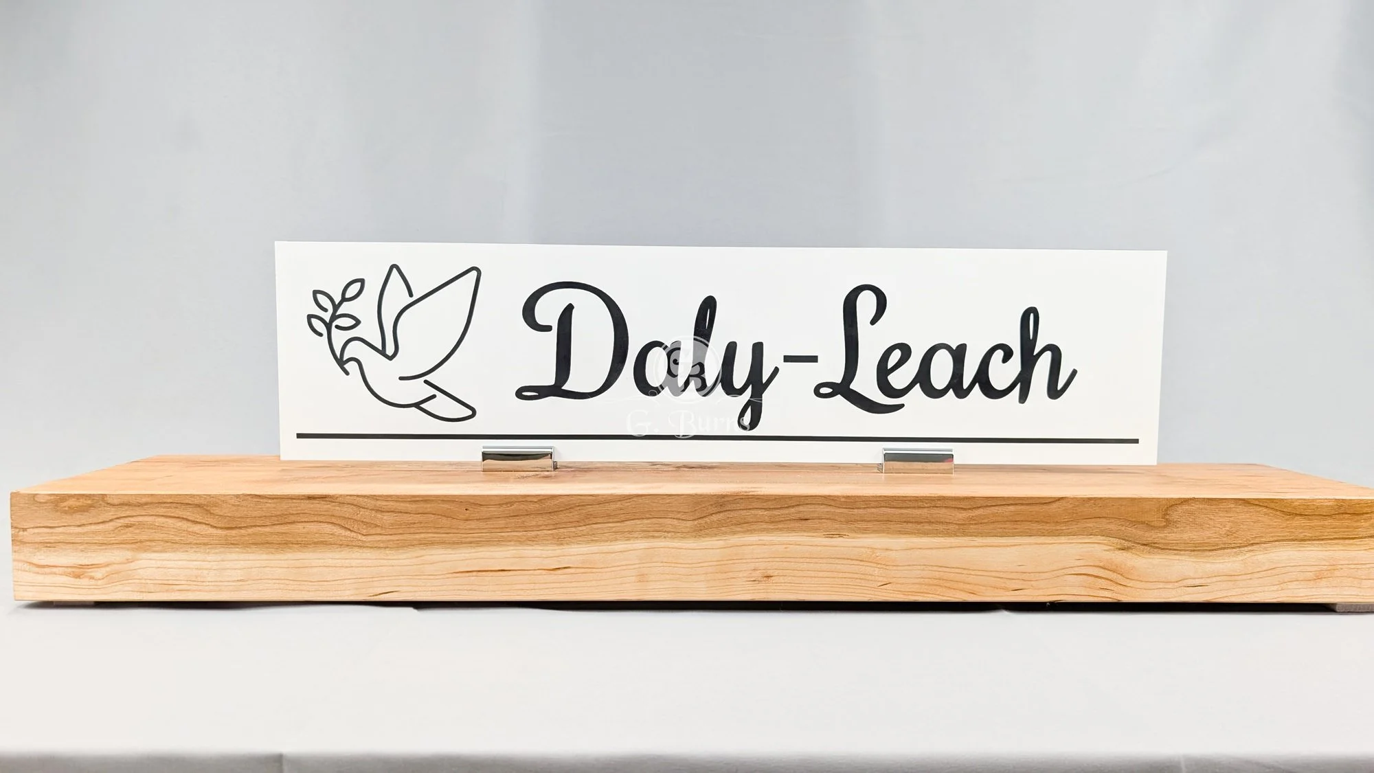 Signature Engraved Hearse Nameplates