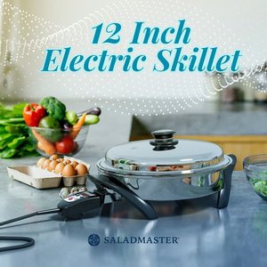 Saladmaster > Our Products > 12 in. Electric Oil Core Skillet With Cover