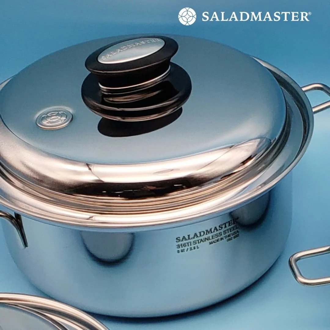 SALADMASTER 316Ti ステンレススチール鍋 25cm Saladmaster 3 Qt 