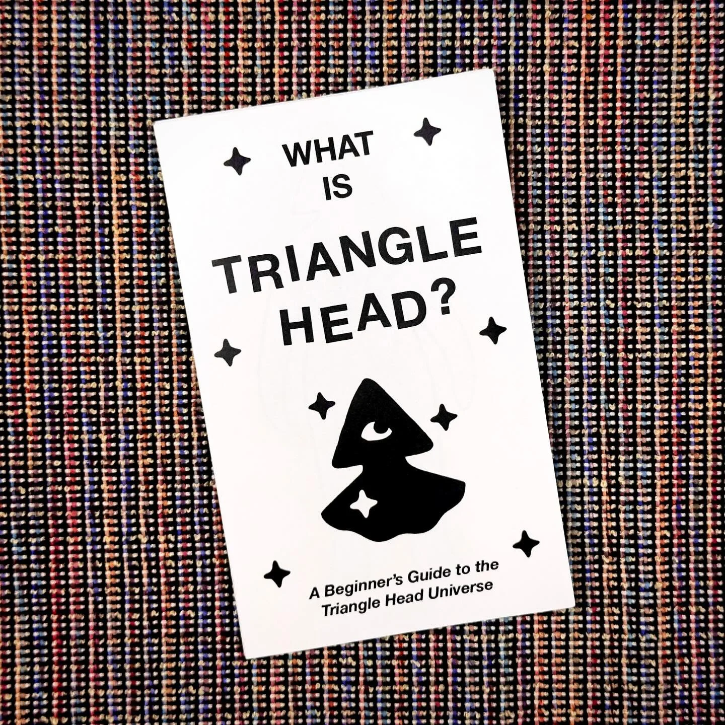 Our very first mini-zine WHAT IS TRIANGLE HEAD? can now be purchased from a local retailer near you!!🌈🛒✨

This very special, deluxe edition, features updated front + back cover designs, vibrant illustrations, as well as brand new, original writing.