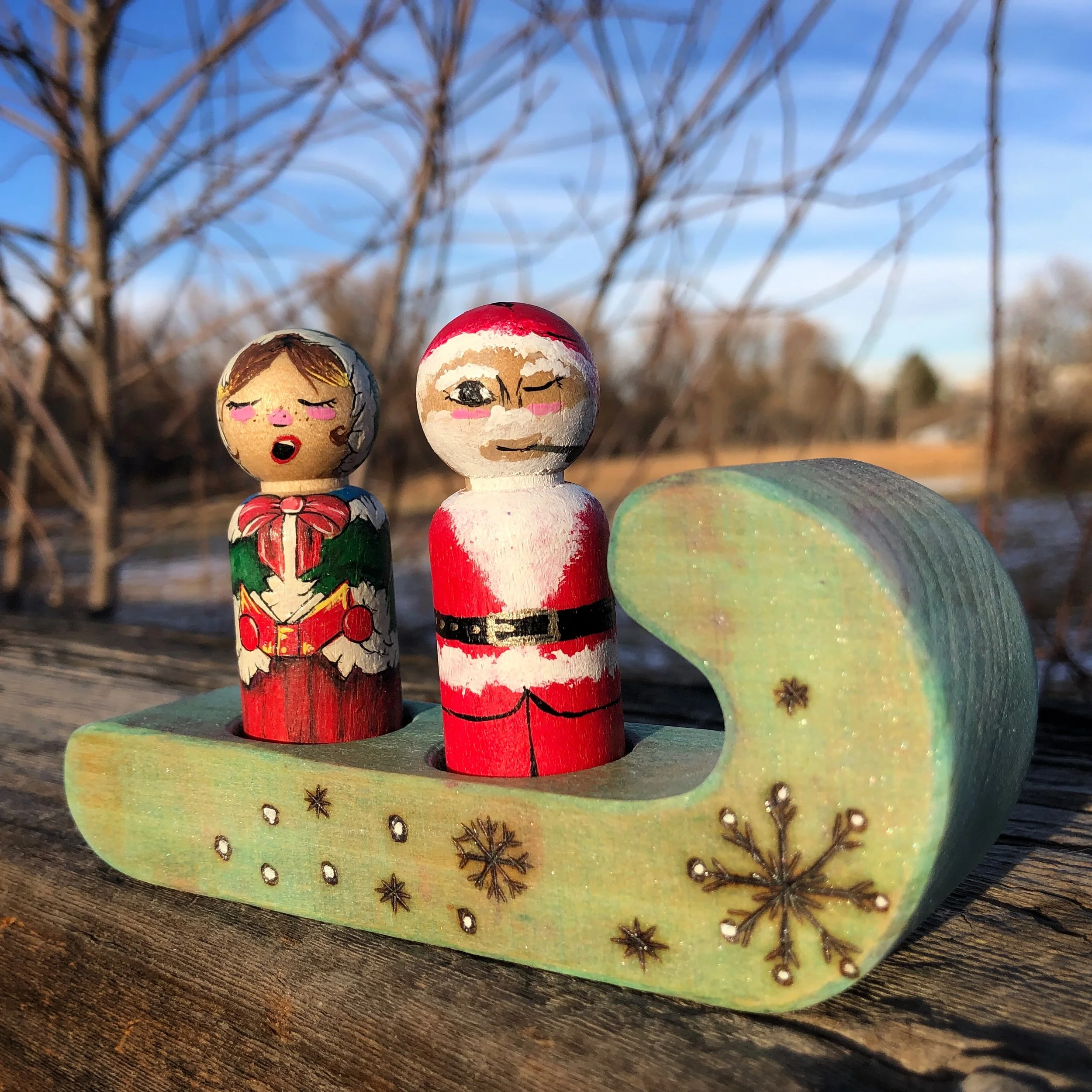 Light Blue Snow sleigh