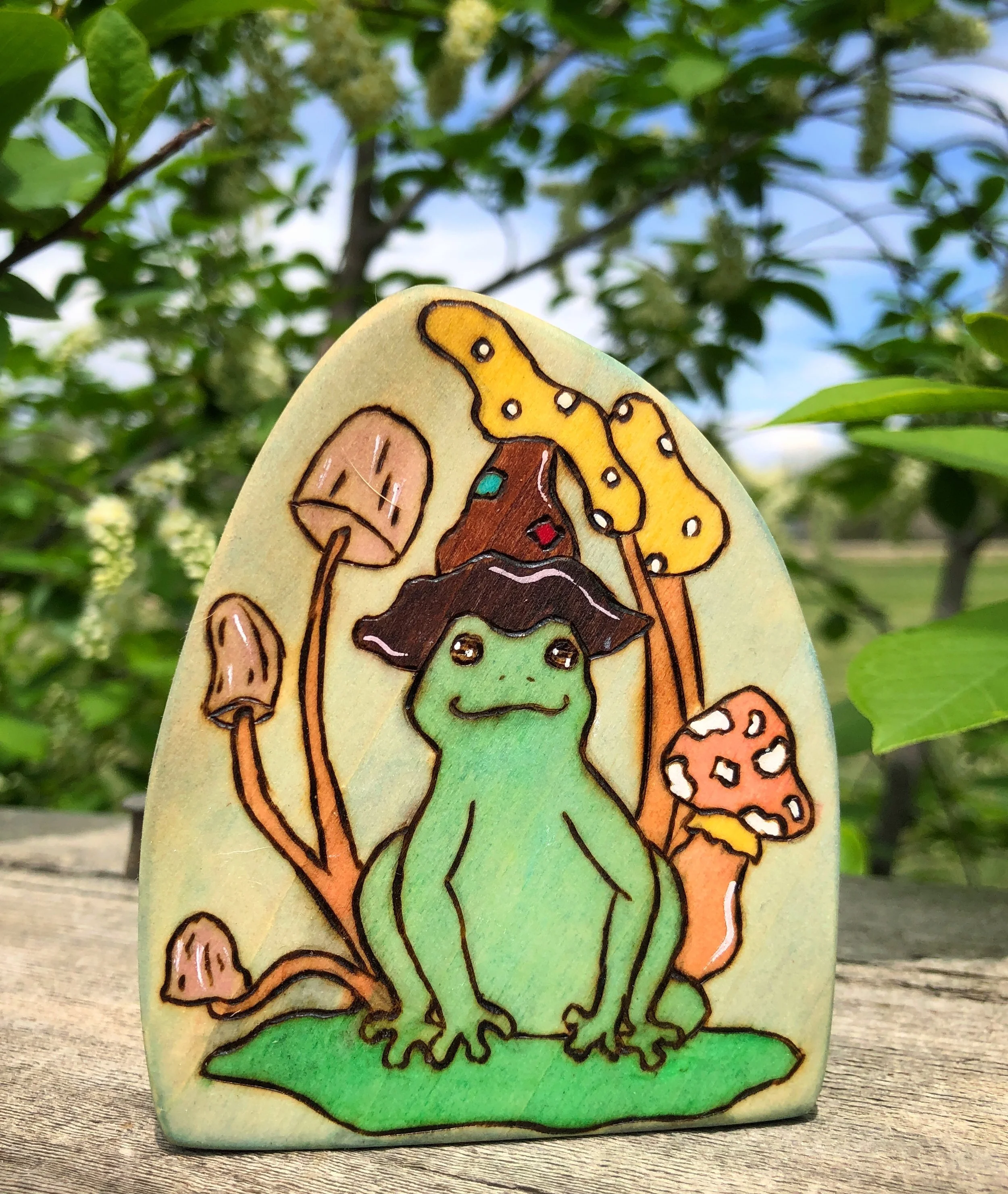 Mushrooms and a Froggy