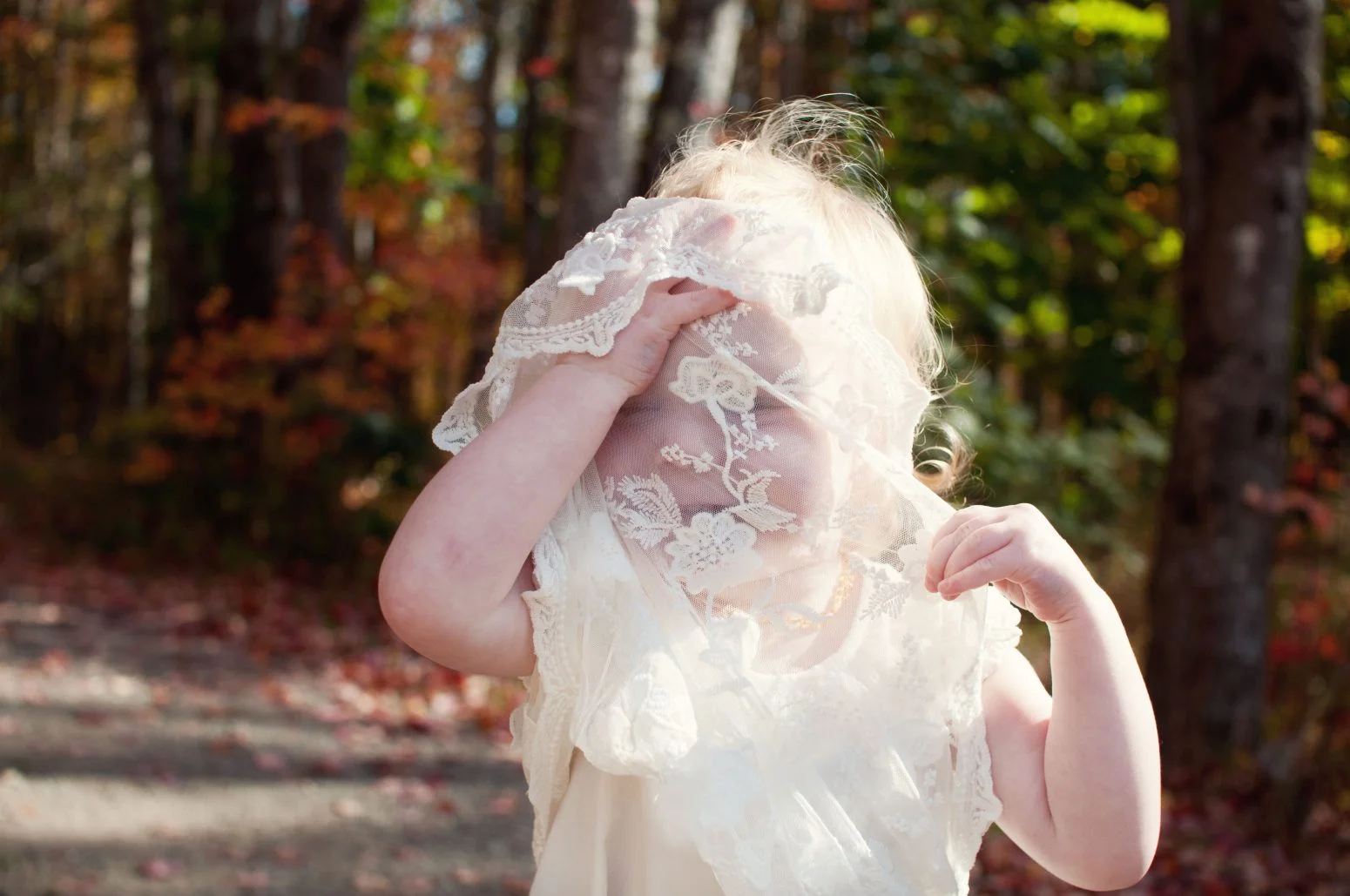 toddler being silly