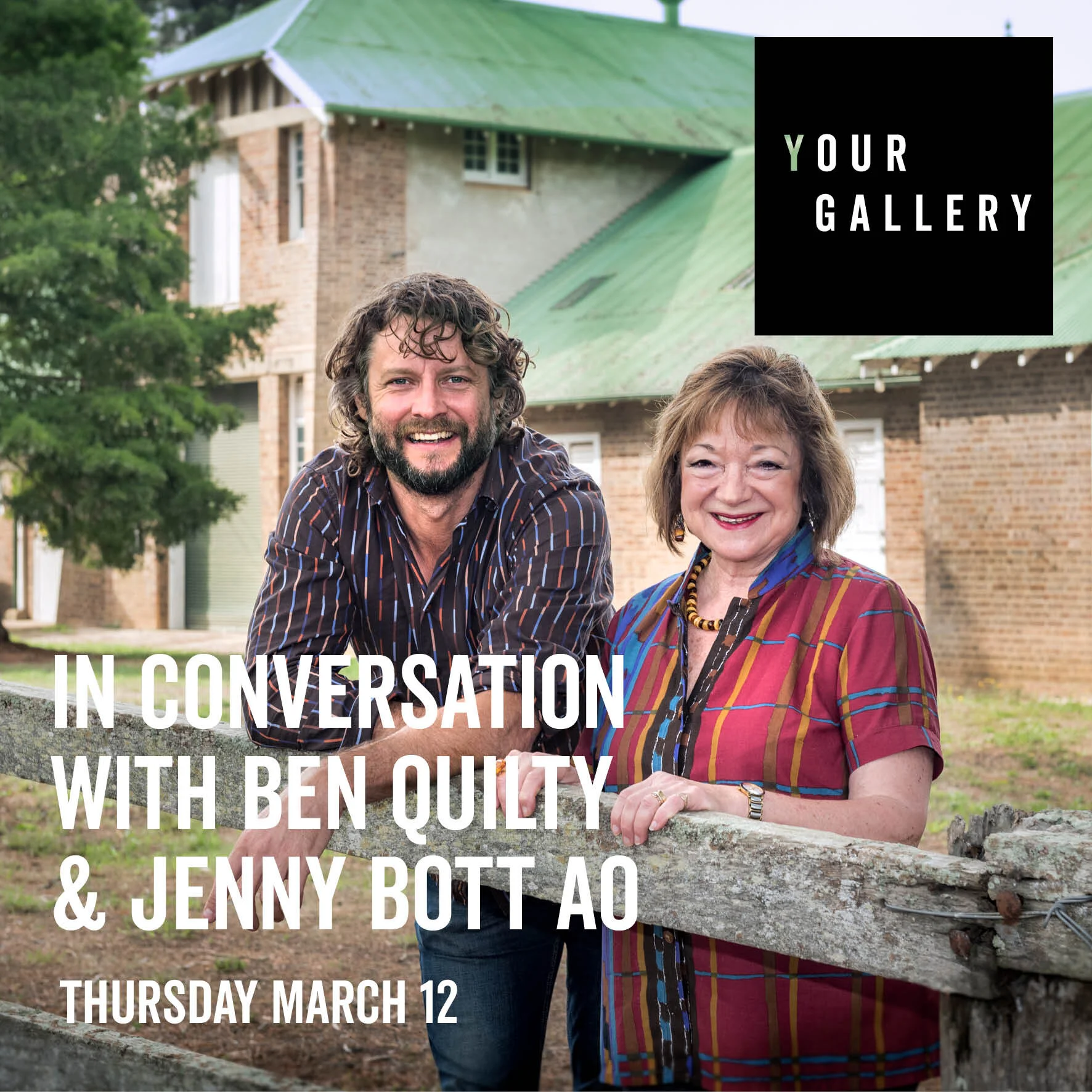 OUR Gallery ~ Ben Quilty & Jenny Bott AO