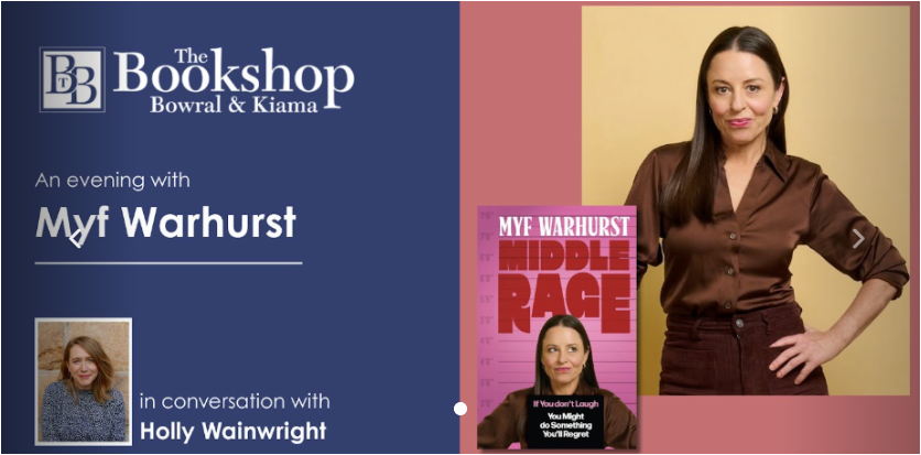 The Bookshop Bowral presents an evening with Myf Warhurst