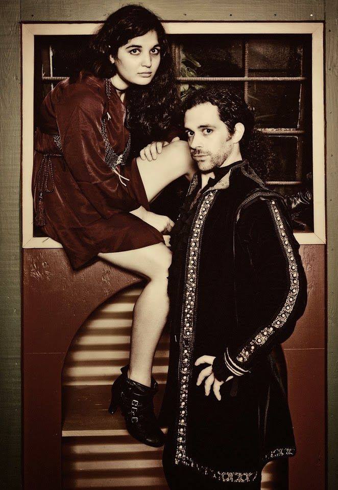 Ophelia (Clarity Welch) and Hamlet (Aaron Echegaray)