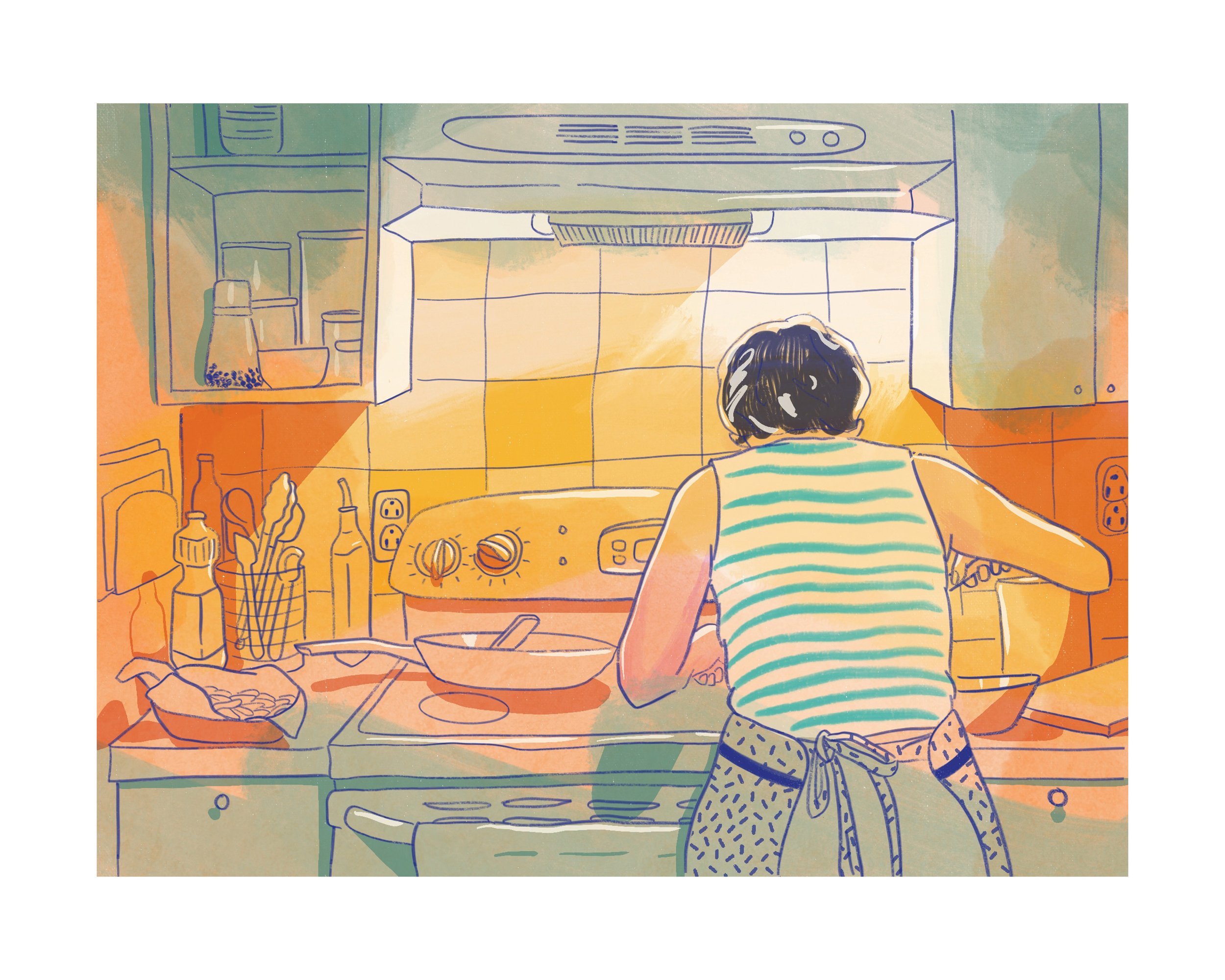 Mom in the Kitchen 8x10.jpg