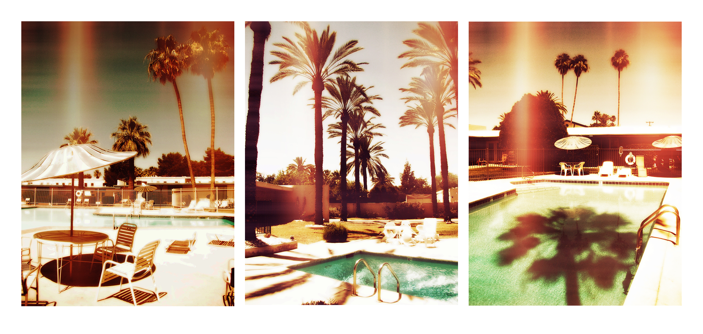 Midcentury patio pools