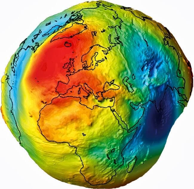 Thermograph of Earth's crust