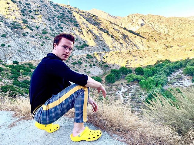 Crocs in their natural habitat - they&rsquo;ve migrated to Southern California. Just don&rsquo;t poke me with a stick 😋 @crocs #ad #ComeAsYouAre