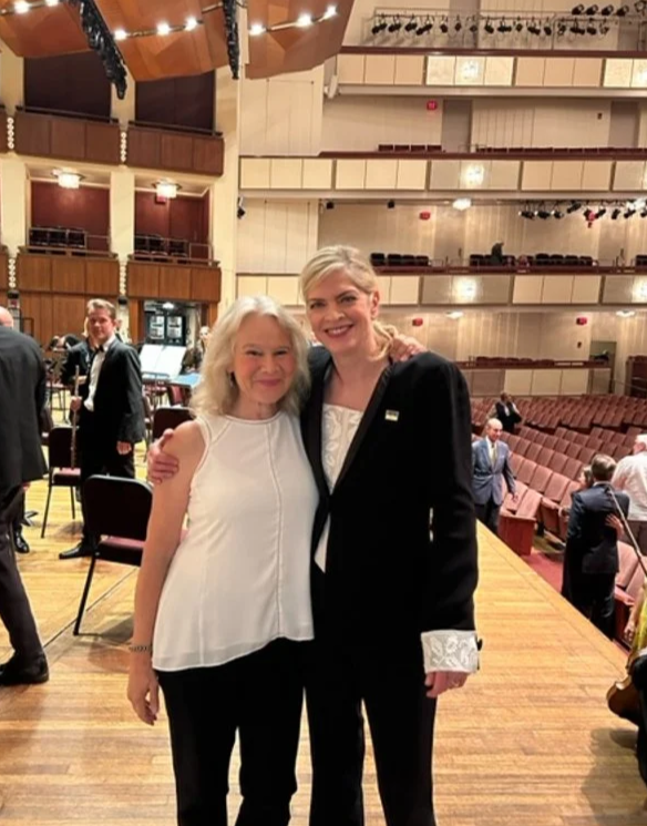 With Kari-Lynn Wilson