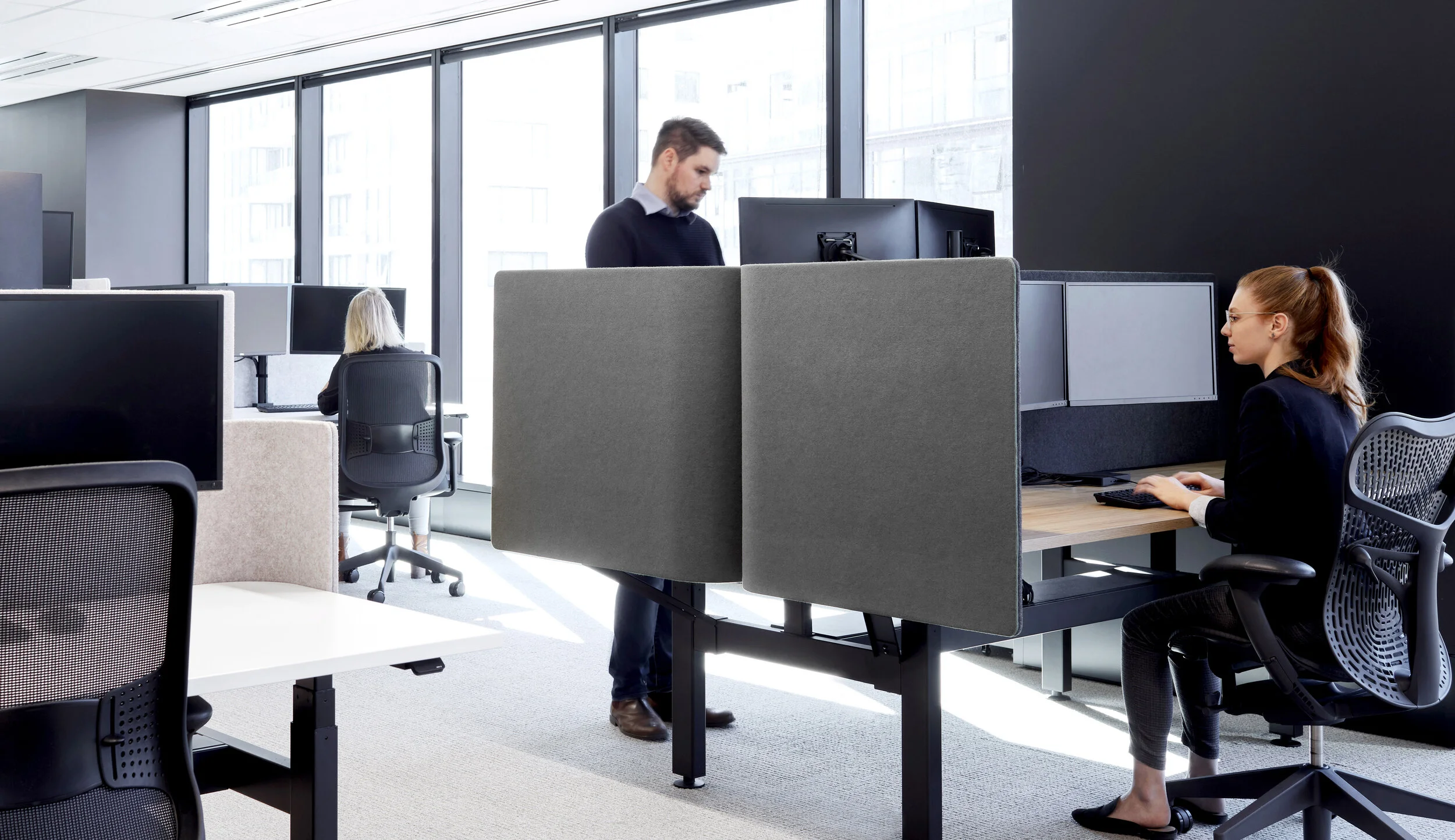 Strata wrap screens — Commercial furniture solutions | Aspect Furniture