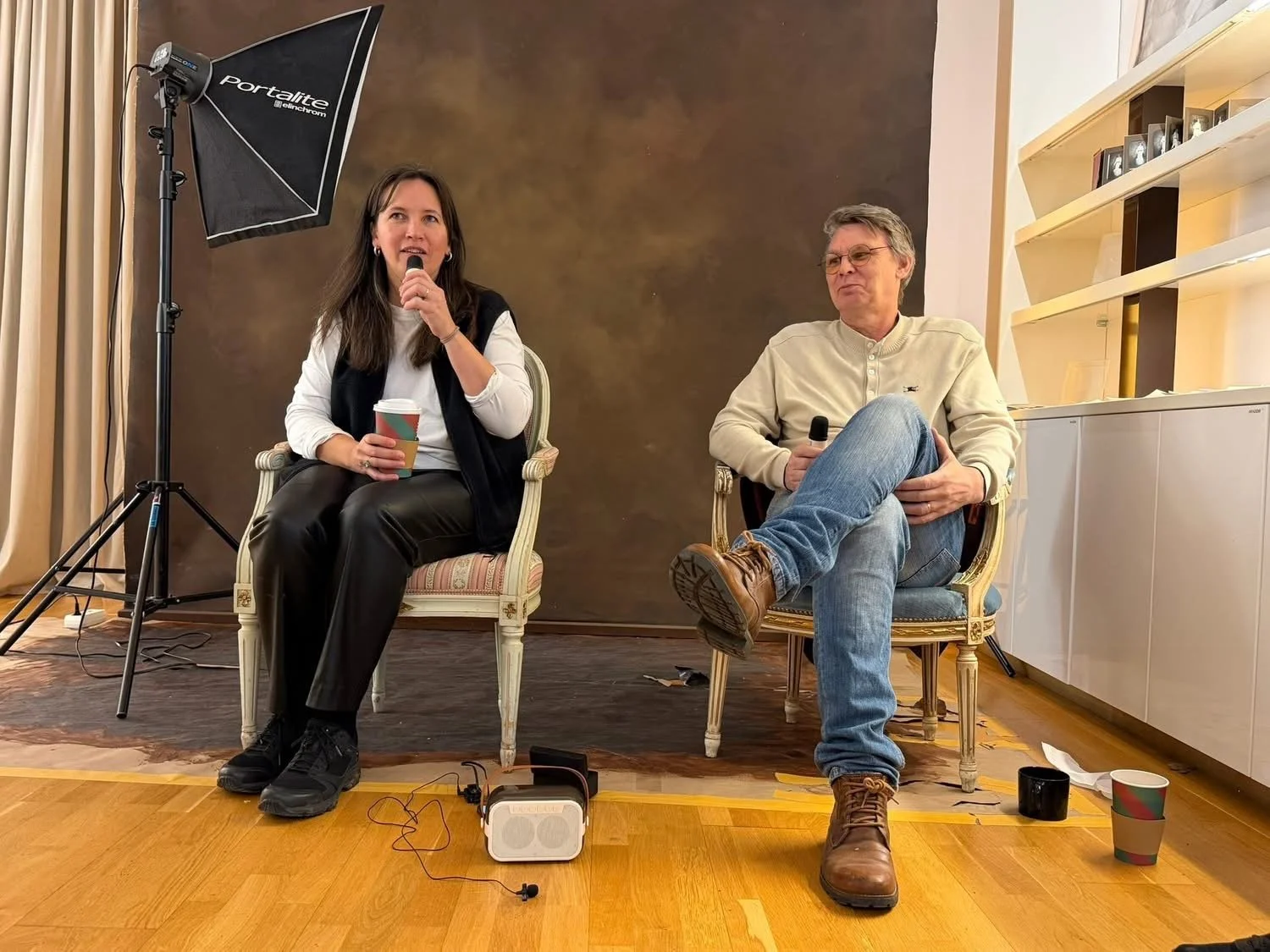 Artist talk Lars-Erik Hjerström Lappalainen och Sofia Ekström