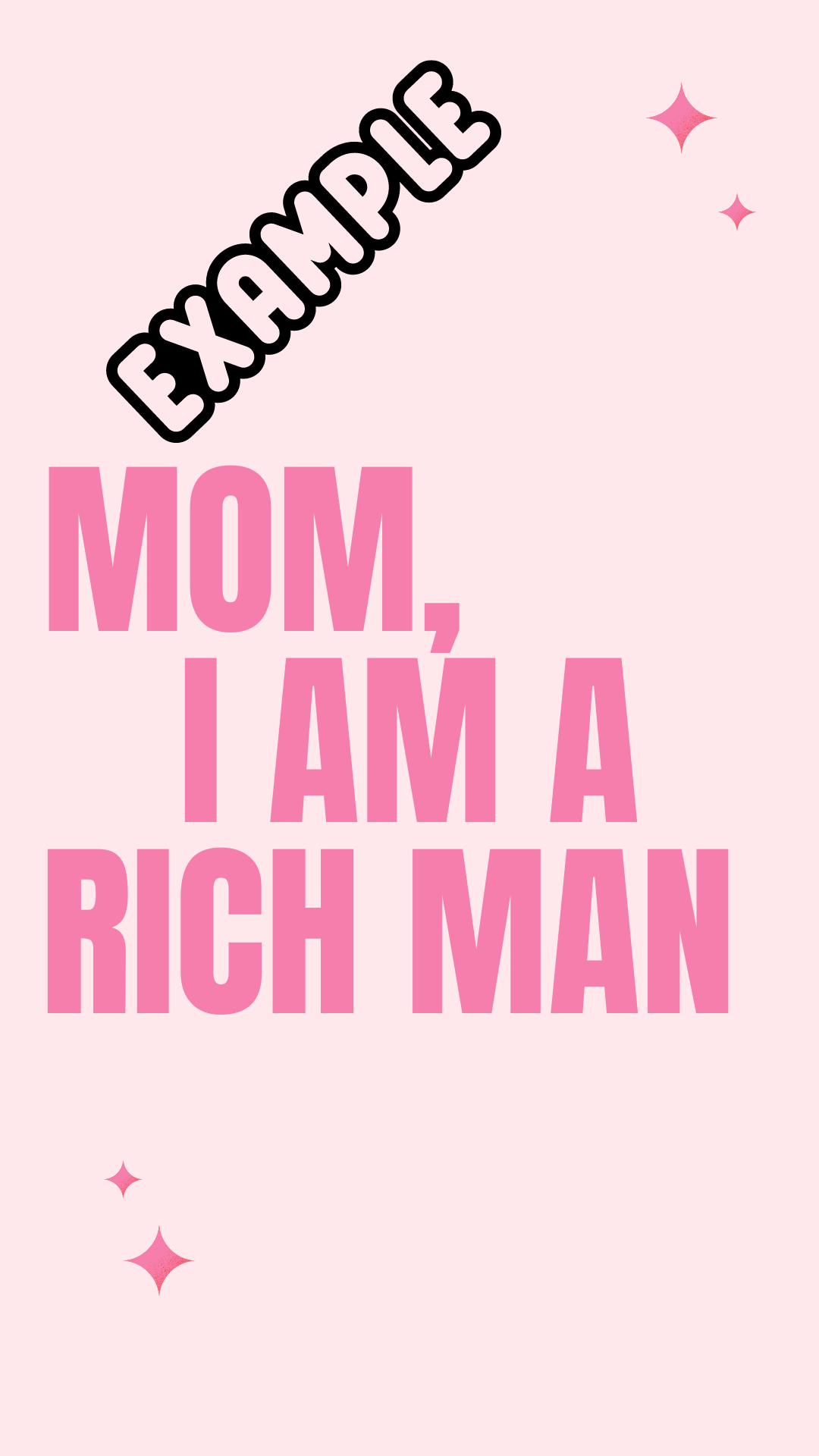 Pink Typographic Motivation  Female Empowerment Phone Wallpaper.png