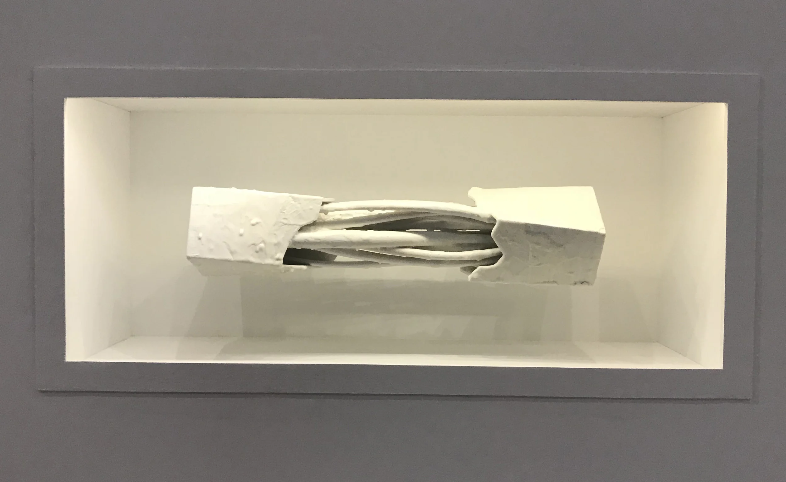NCR Ship Segment, Aeronautic Nylon 3D print and encaustic, Brian Boigon, 2017/18