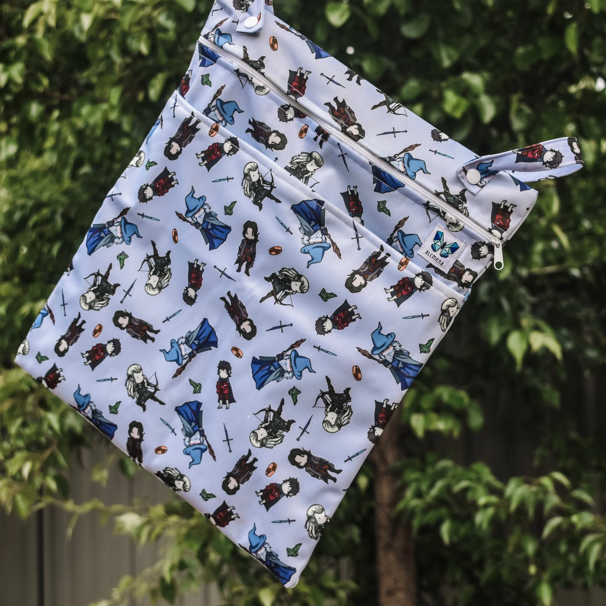 Alcmena Large Wet Bag- Dual Layer PUL