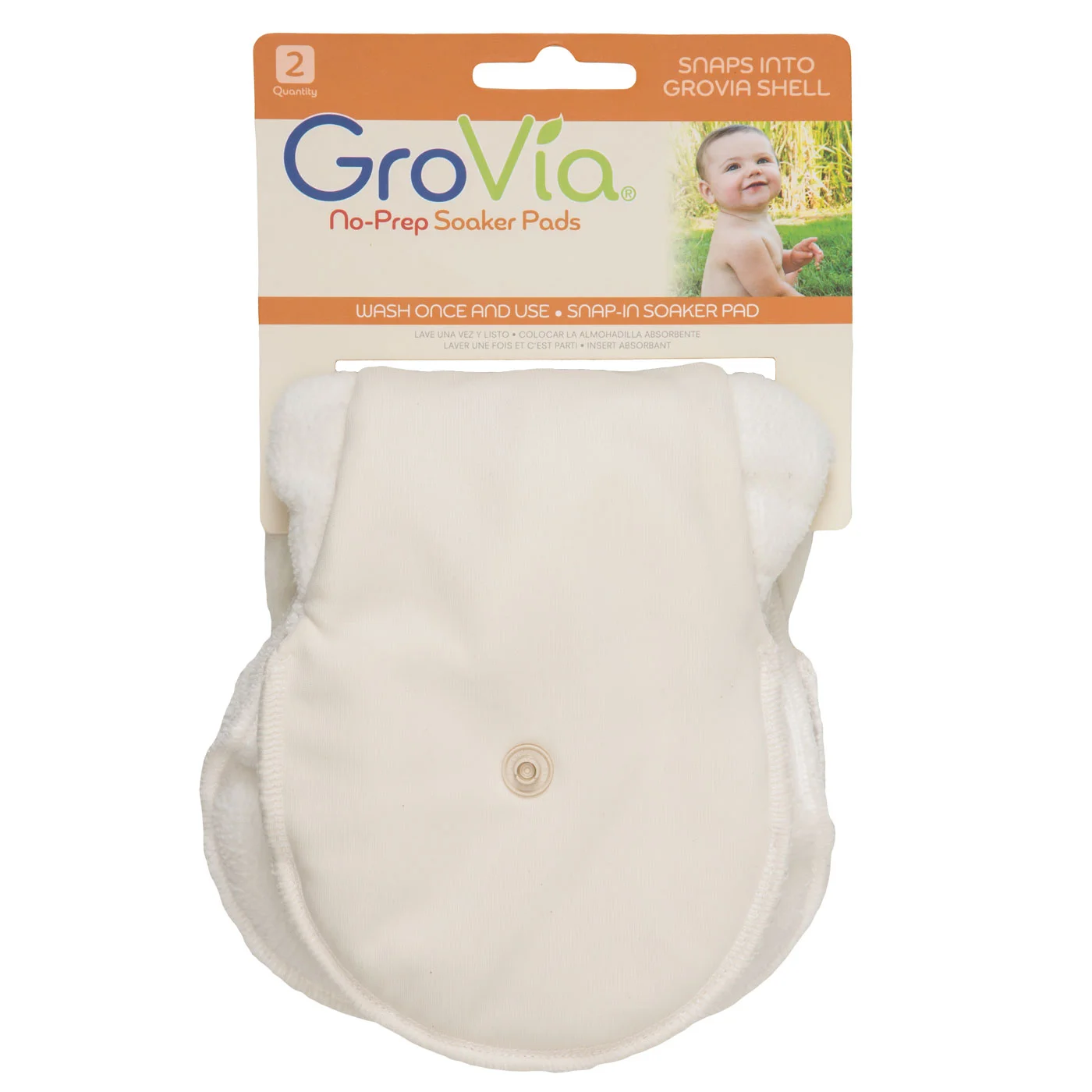GroVia No Prep Soaker Pack of 2