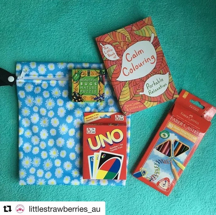 Little Strawberries Small Wet Bag