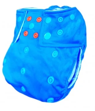 AlvaBaby OSFM All in Two Nappy with Snap in 4 Layer Bamboo and Microfibre Insert
