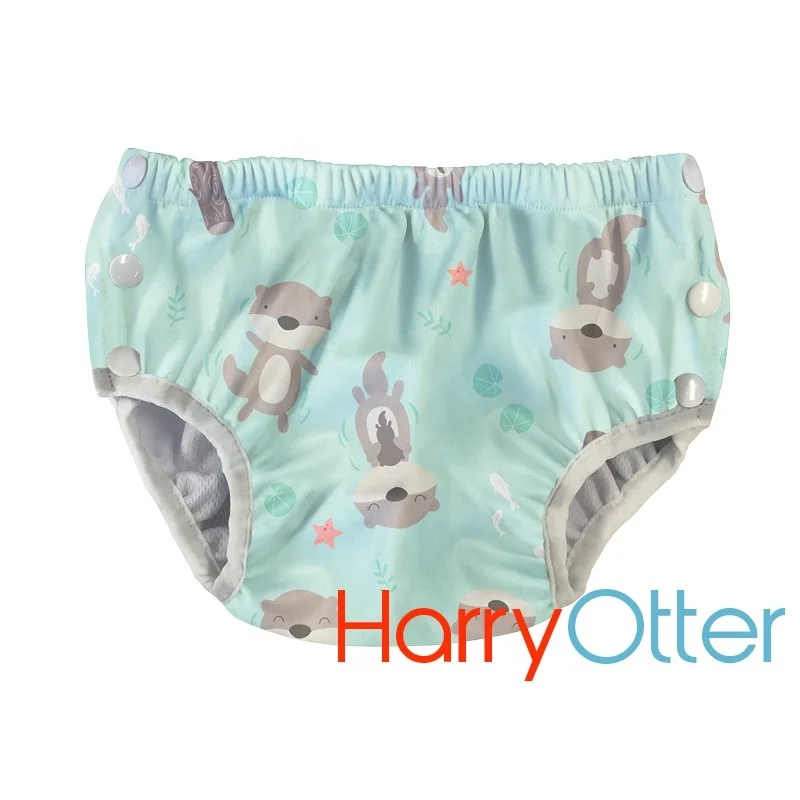Bubblebubs Droplets Small (6-12 month/7-11kg) Swim Nappy with Bonus Mini Wet Bag