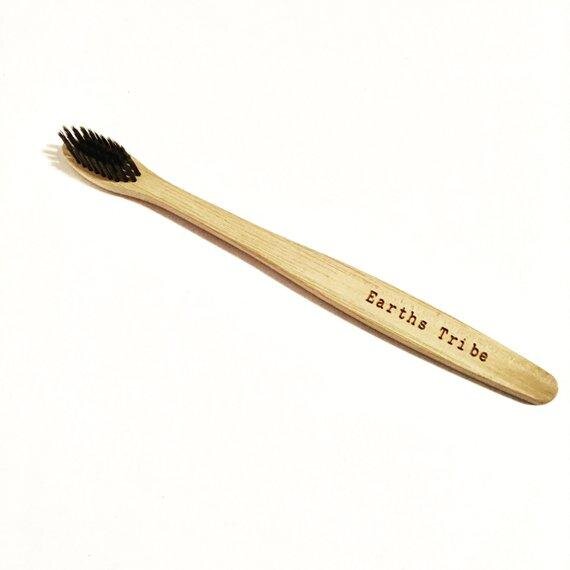 Earths Tribe Charcoal Infused Bamboo Toothbrush