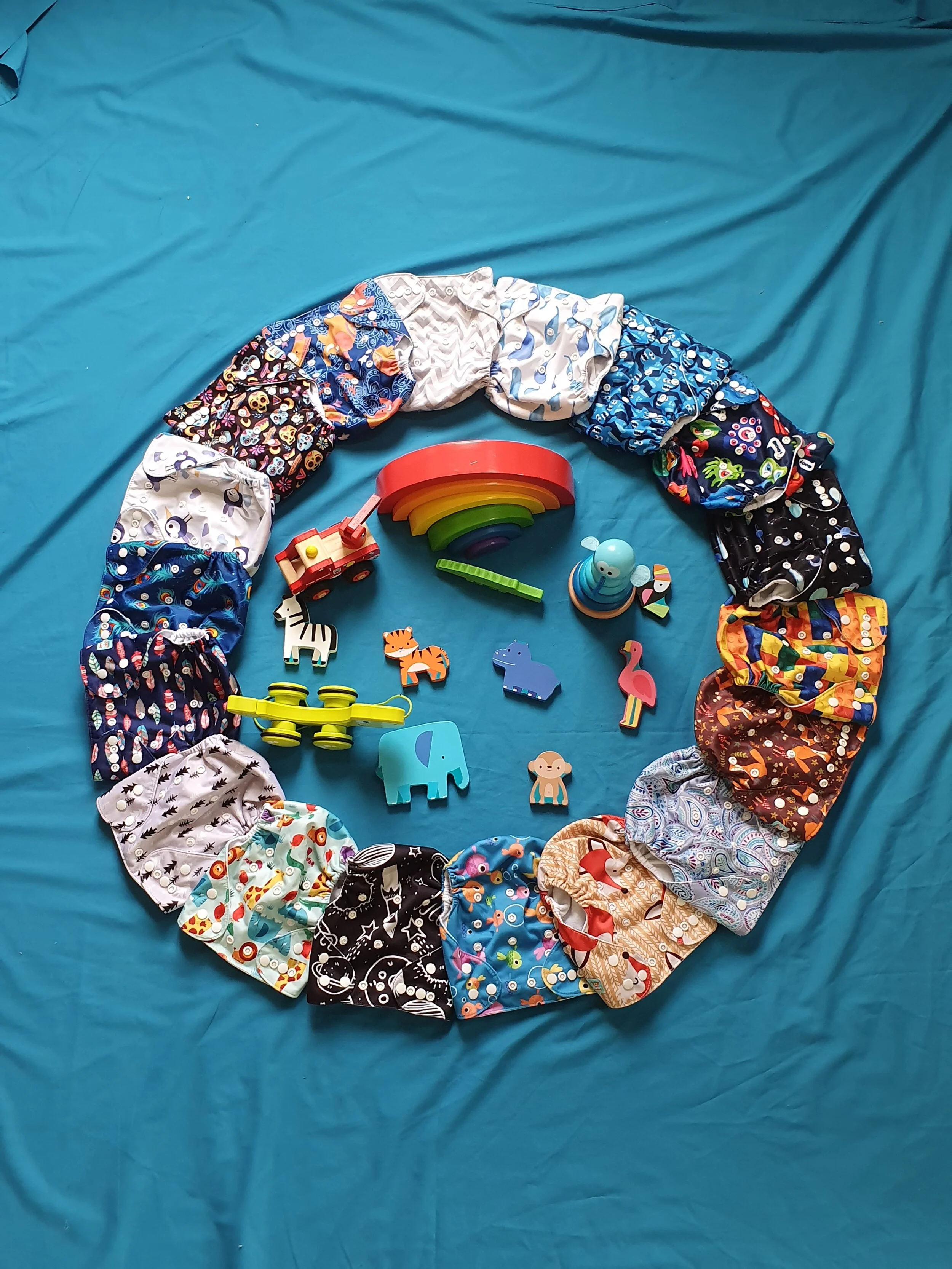 AlvaBaby Pocket Nappy Bundles (12 or 24 Nappies)