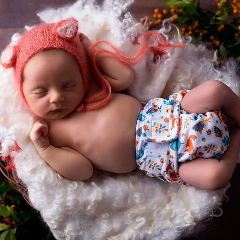 BubbleBubs Pebbles Newborn All In One Nappy