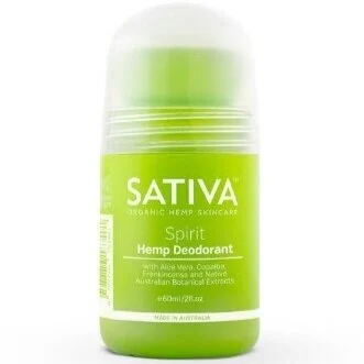 Sativa Organic Hemp Deodorant 60ml- SPIRIT 