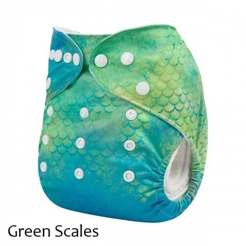 AlvaBaby OSFM Pocket Nappy with 5 Layer Bamboo Microfibre Insert