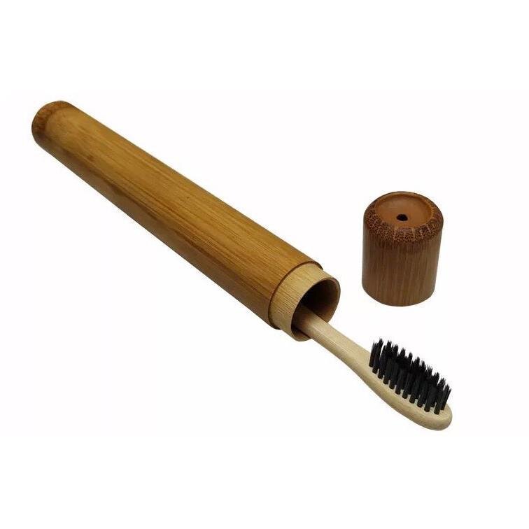 Earths Tribe Bamboo Toothbrush Case