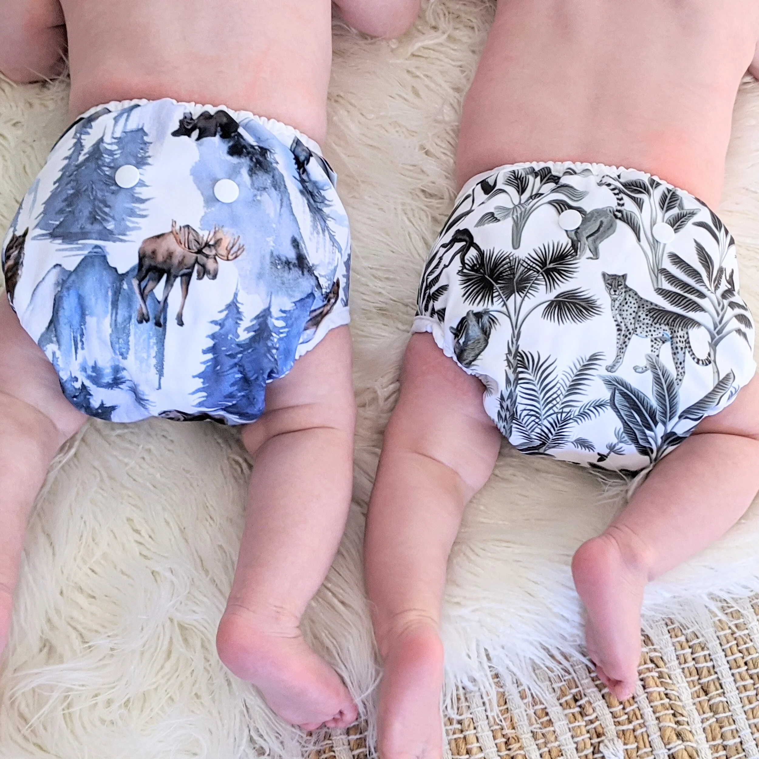 Peekaboo OSFM All in Two Nappy Set