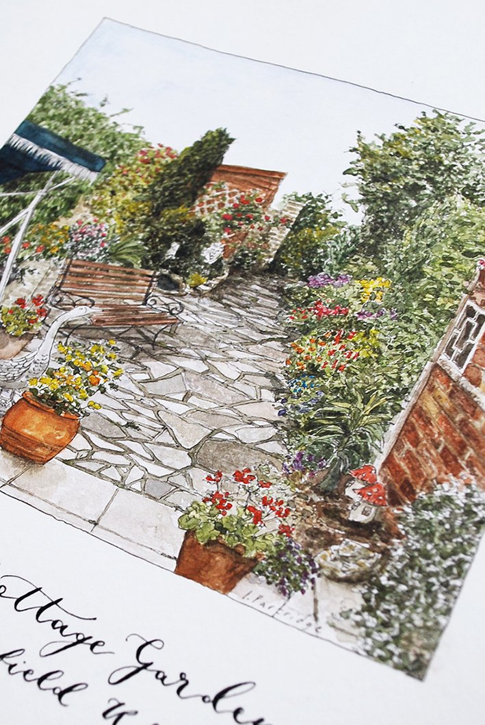 Imogen Partridge Illustration and Design_Custom Garden Illustration_Nans cottage garden.jpg