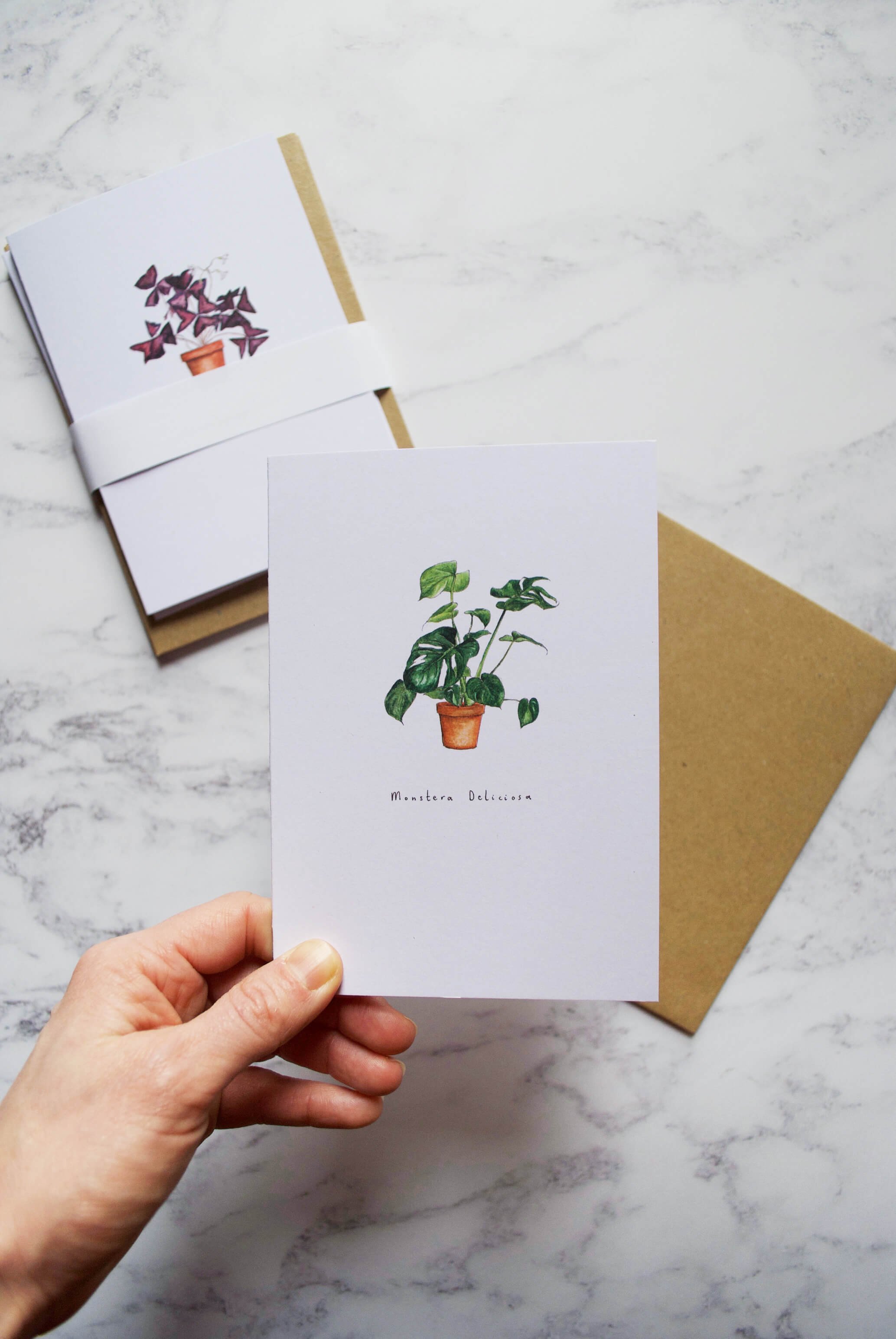 House Plant Greetings Cards