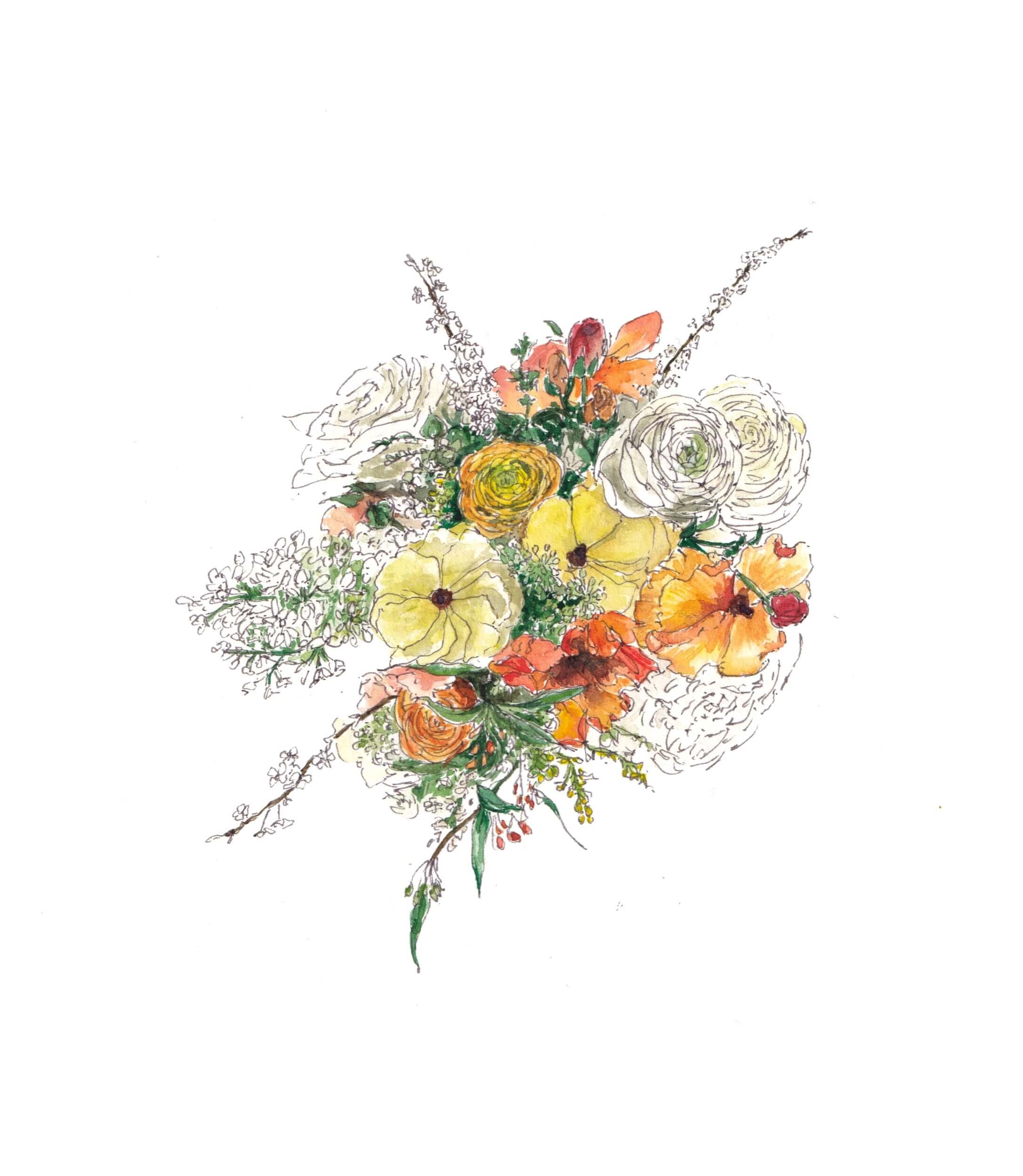 Wedding Bouquet Illustration Detail-Imogen-Partridge-Illustration-and-Design copy.jpg