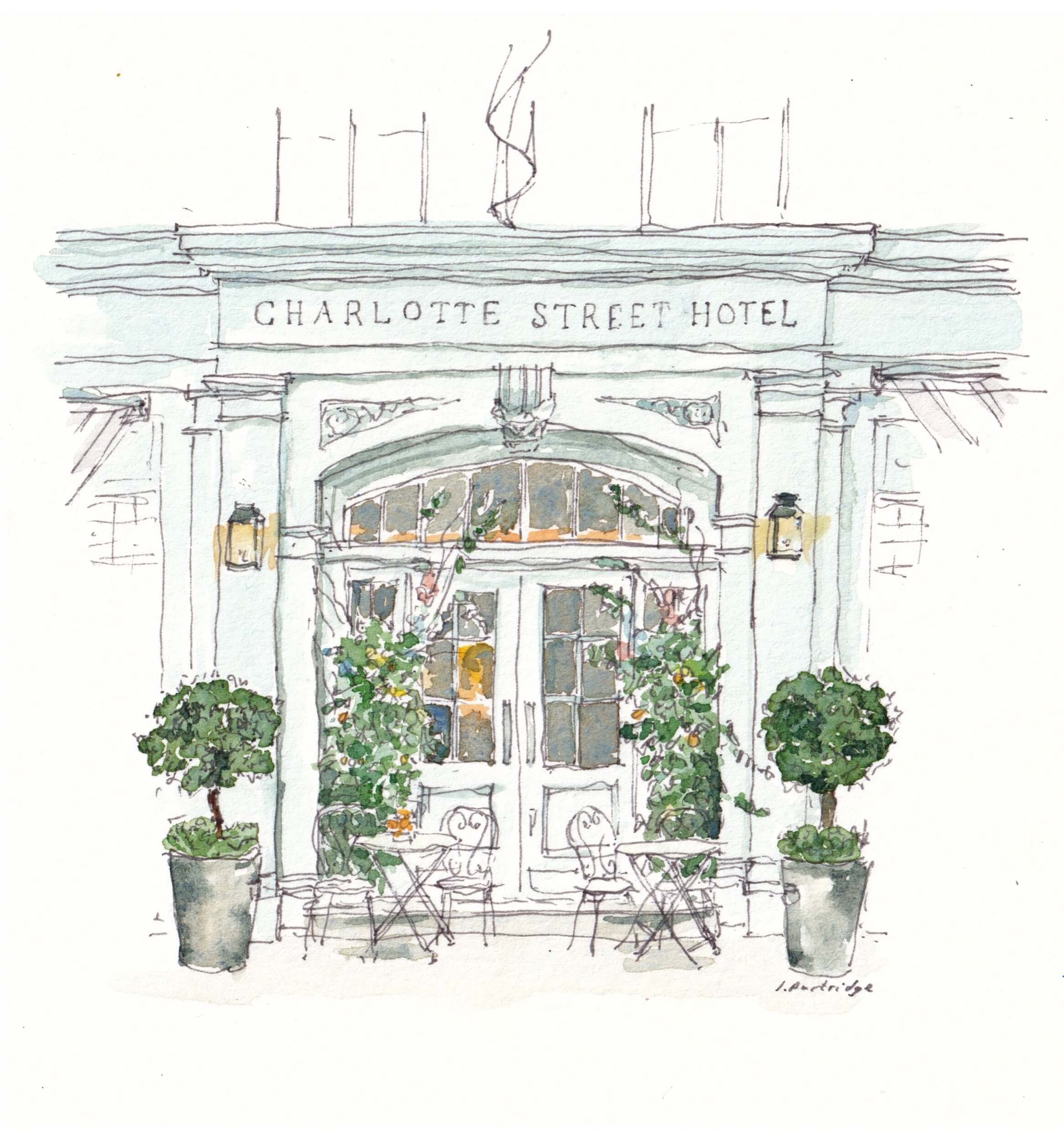 Building Illustration of Charlotte Street Hotel