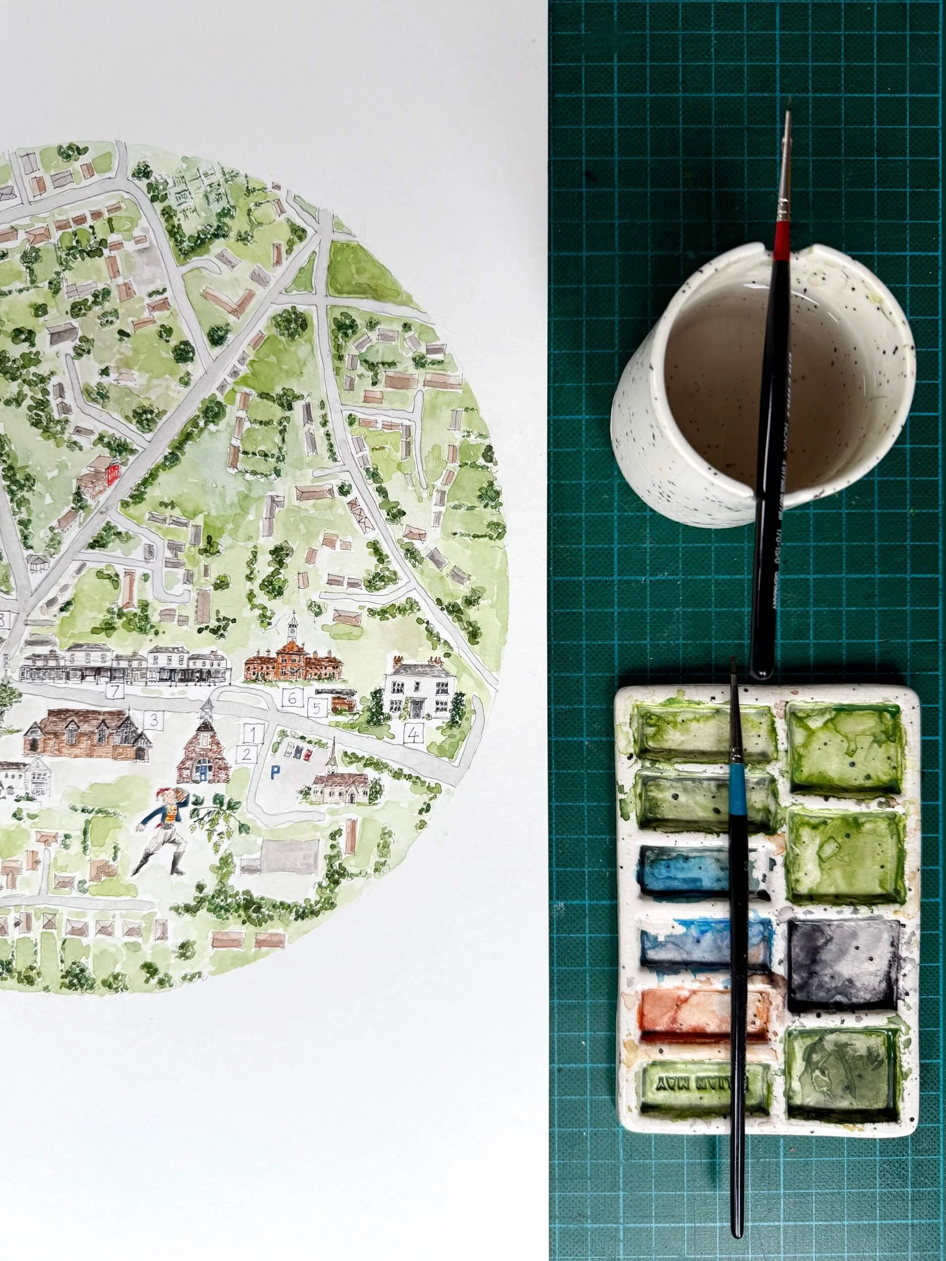 How to Commission a Bespoke Watercolour Illustration for Businesses and Brands