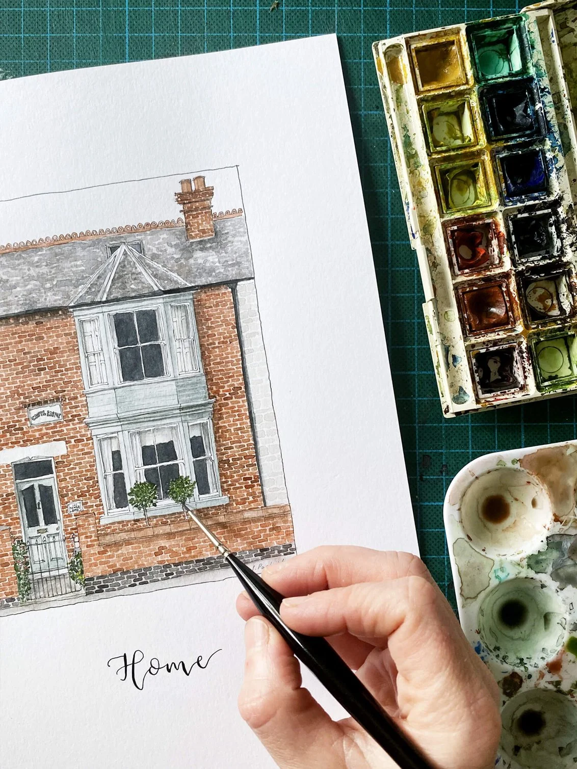 House Portrait Process