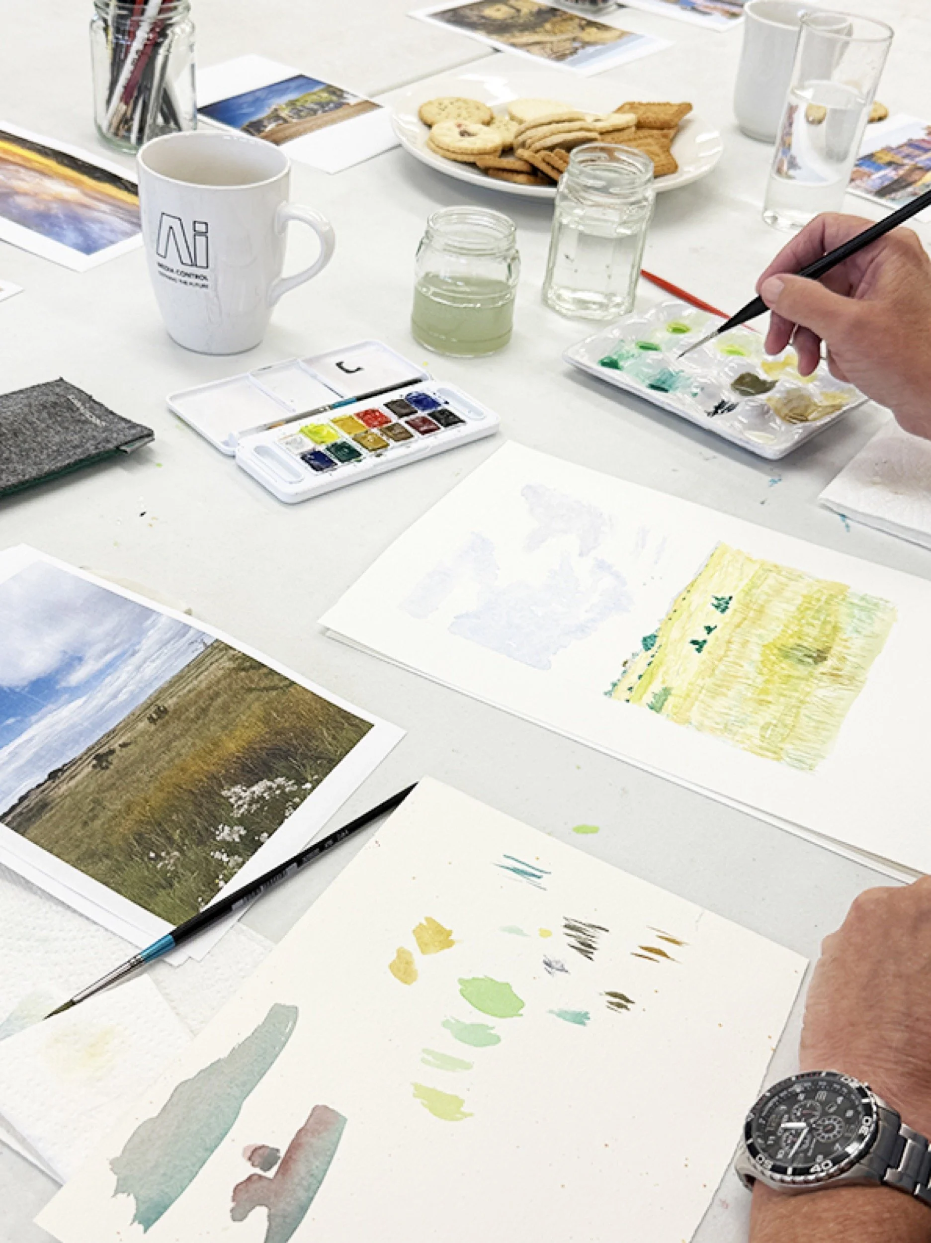 Building in Watercolour - Reflections on Six Months of Painting with West Kent Mind