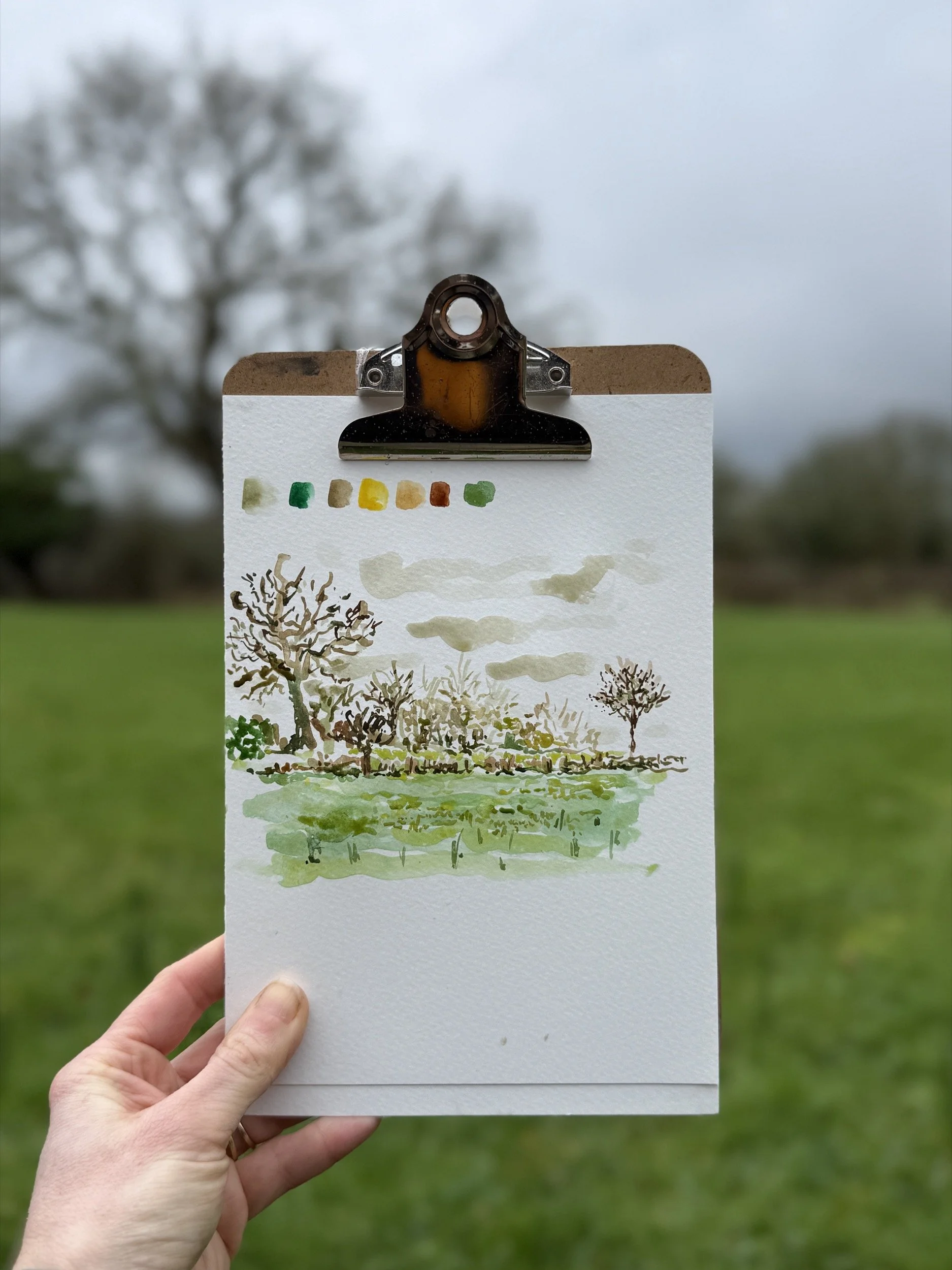 A landscape painting