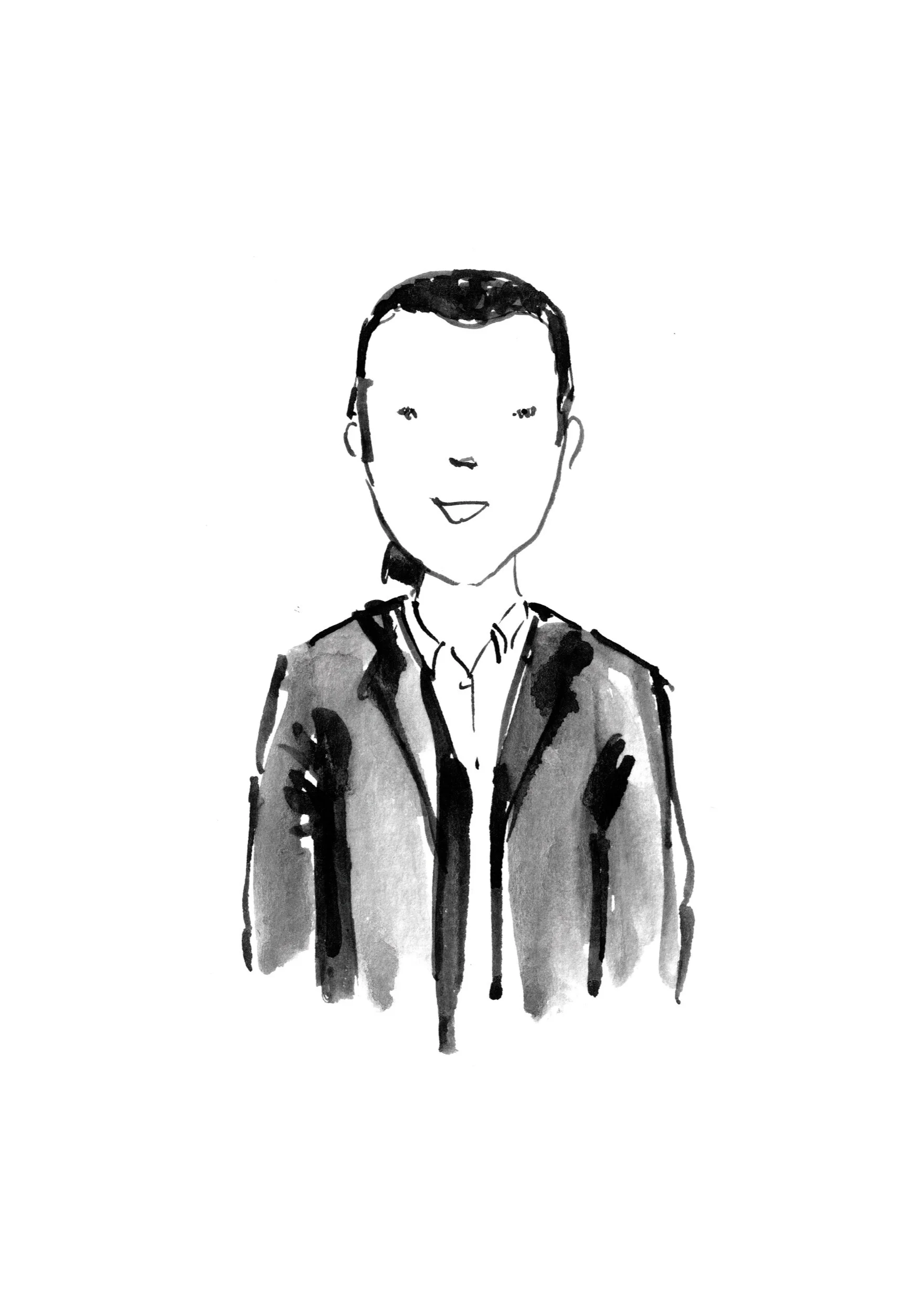 Live illustration guest portrait