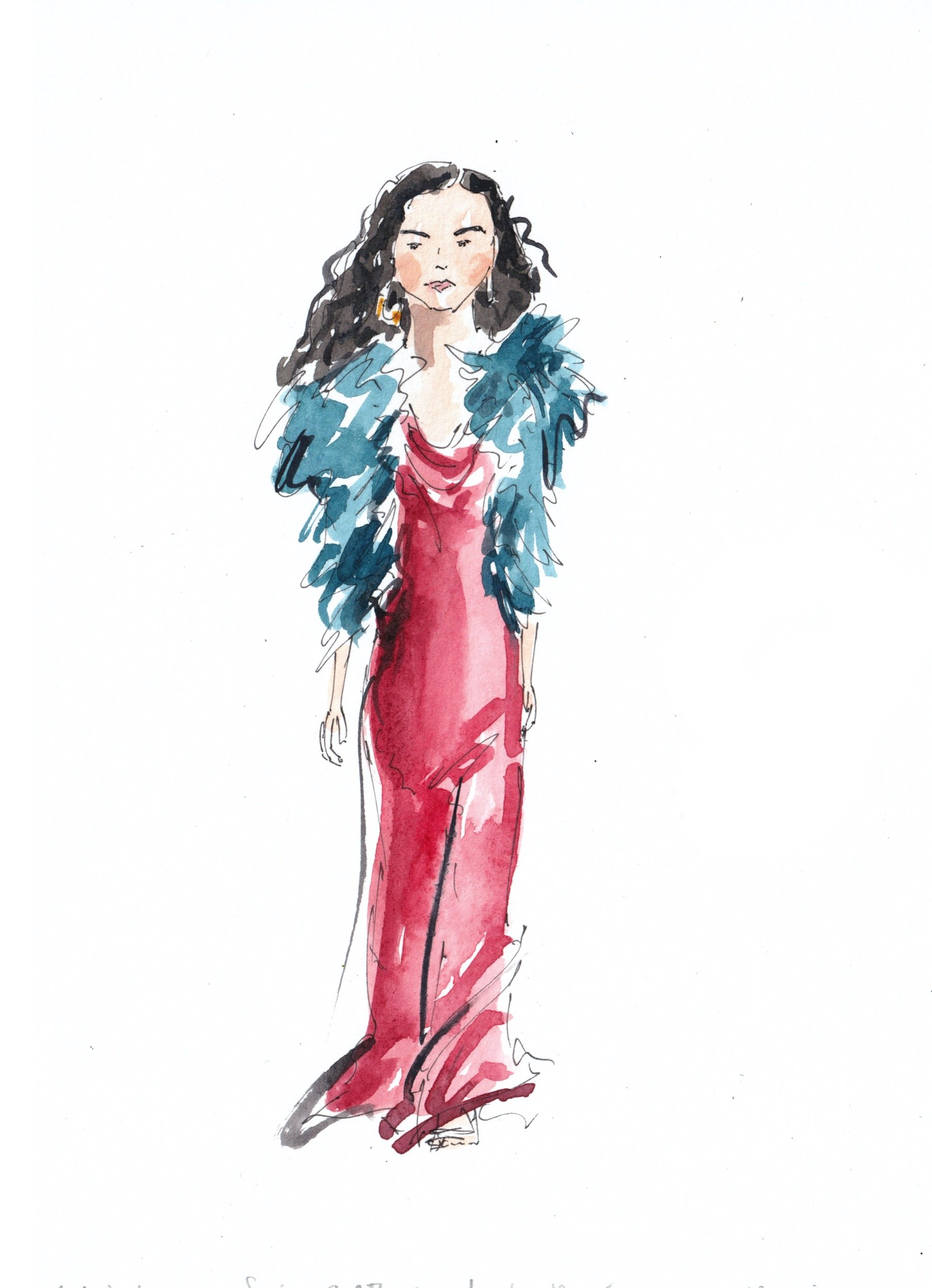 Live portrait illustration