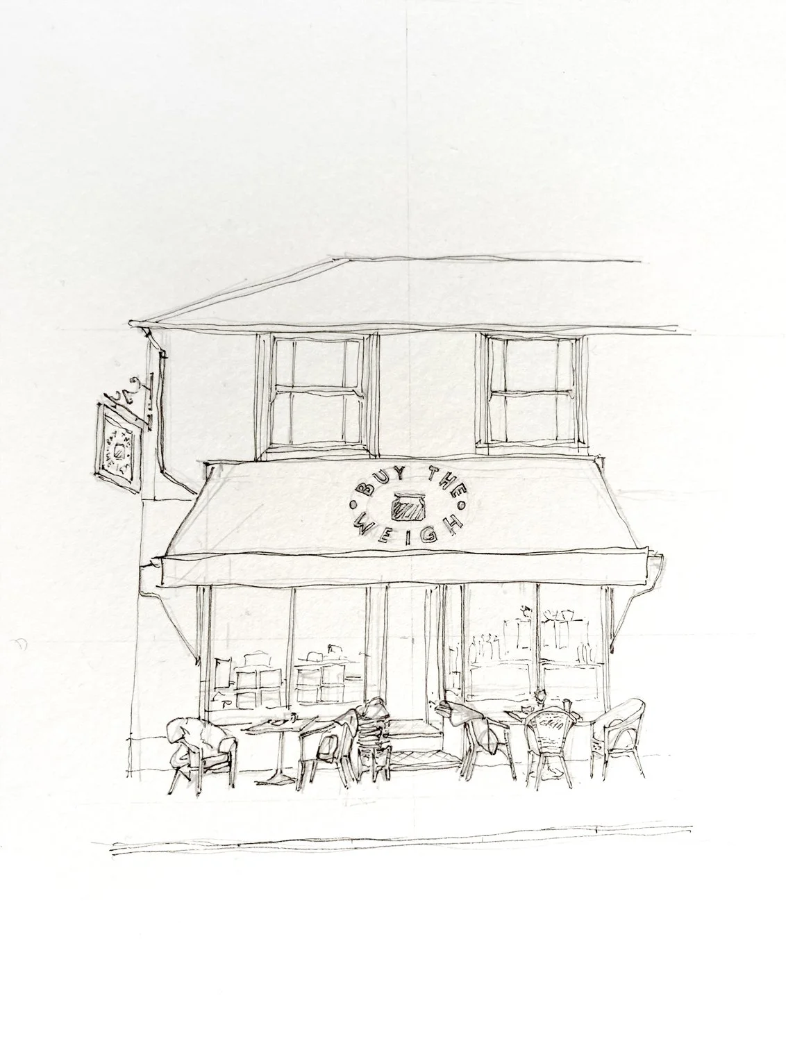Buy The Weigh Pencil Sketch-Imogen-Partridge-Illustration-and-Design.jpg