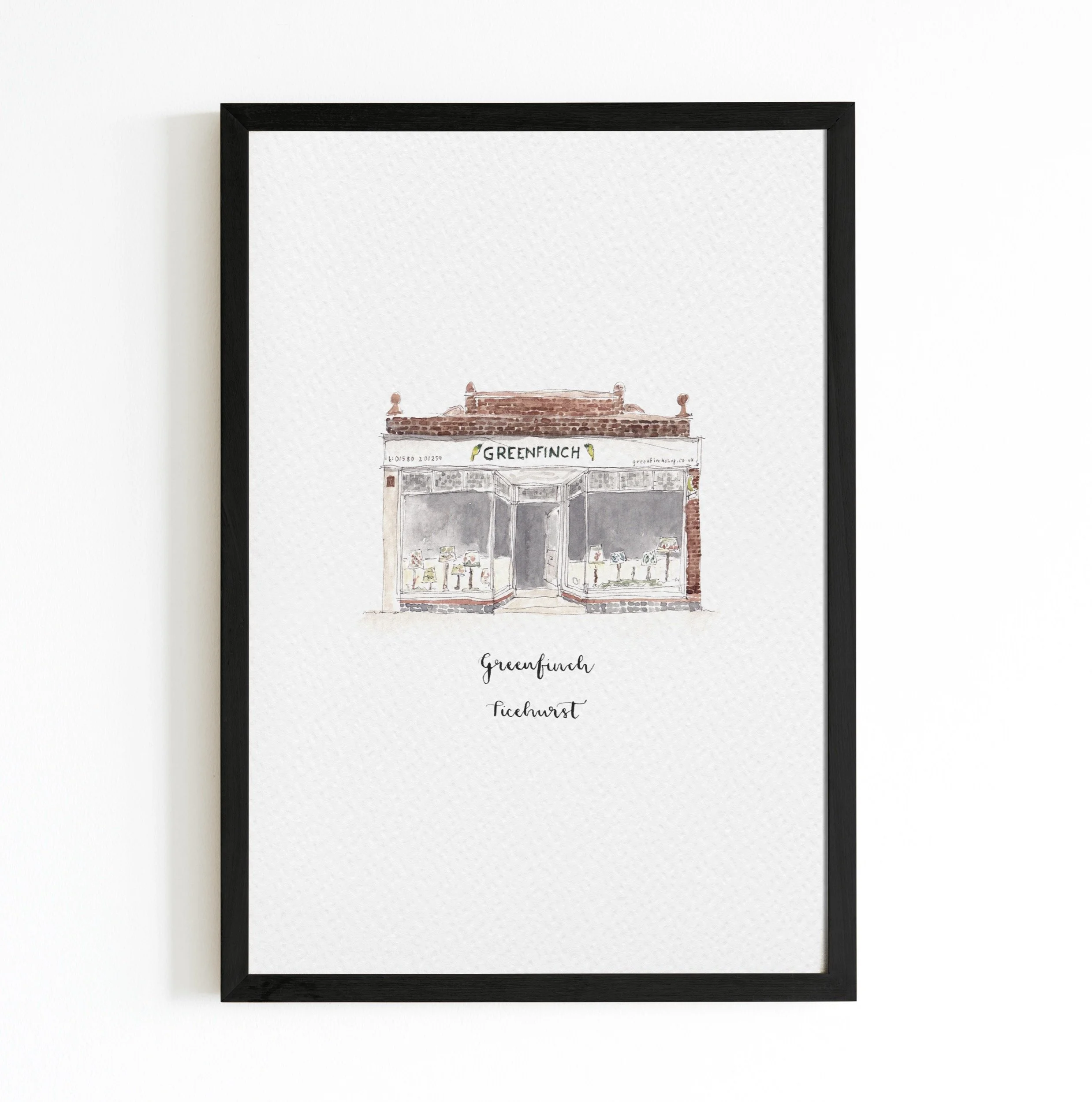 Ticehurst Greenfinch Framed copy-Imogen-Partridge-Illustration-and-Design.jpg