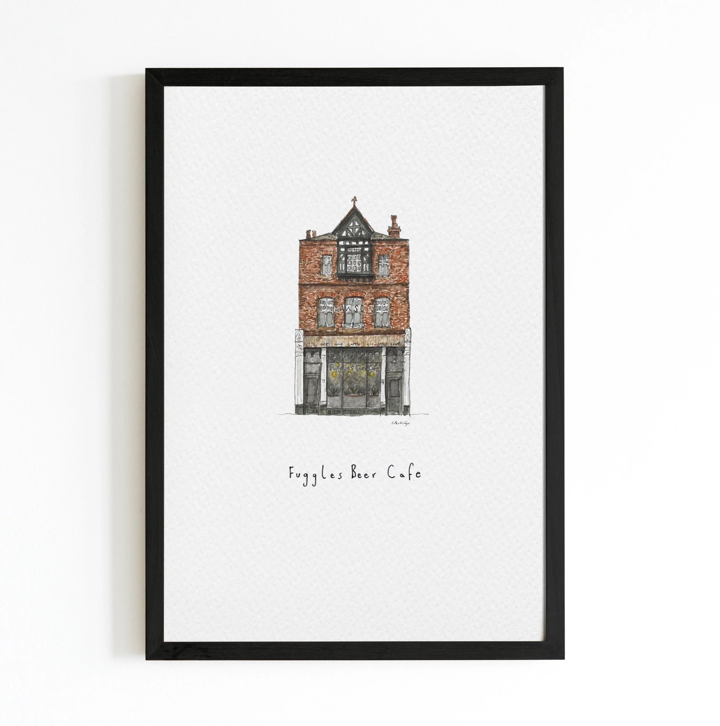 Tonbridge Fuggles Beer Cafe Framed small-Imogen-Partridge-Illustration-and-Design.jpg
