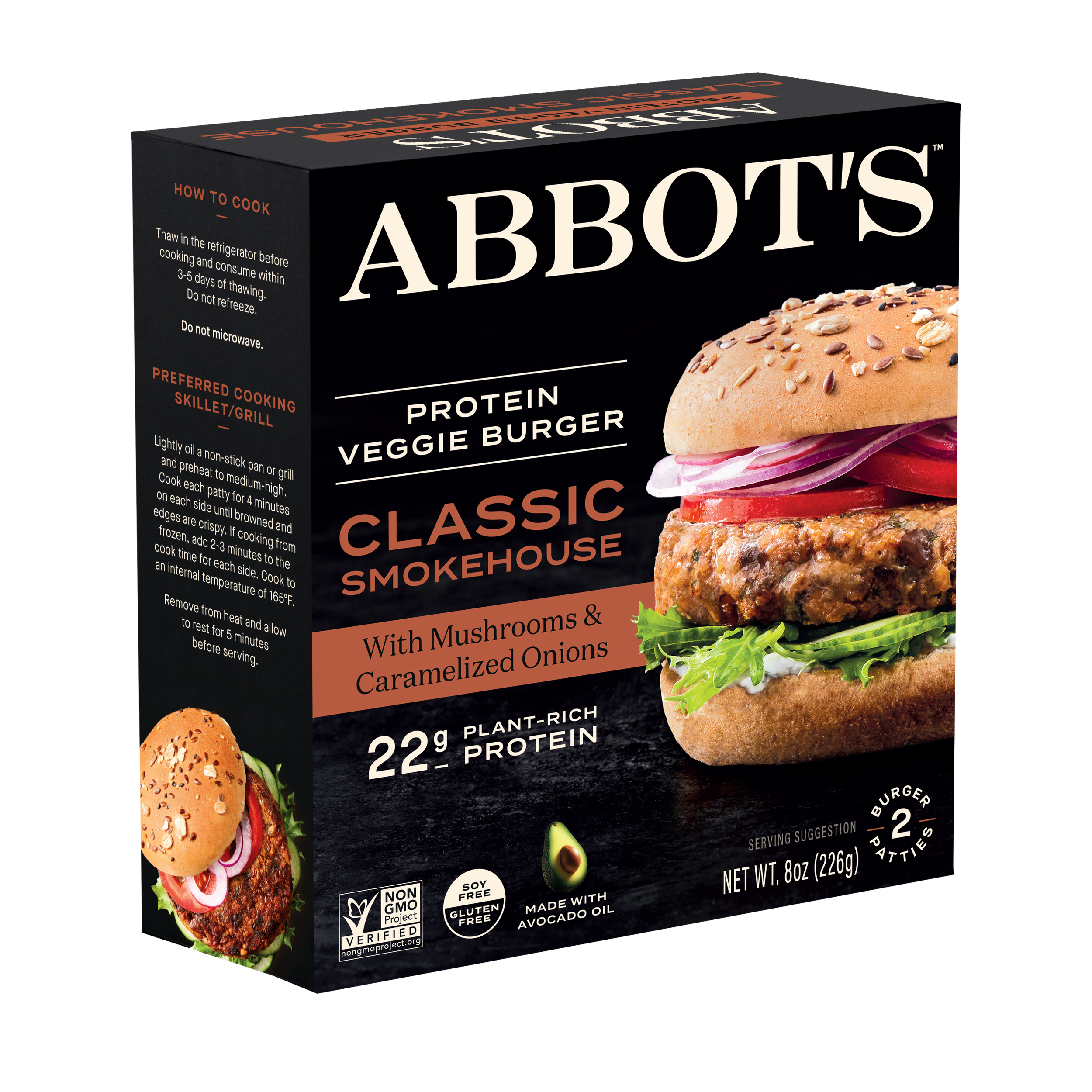 Abbot's High-Protein Veggie Burgers — product image