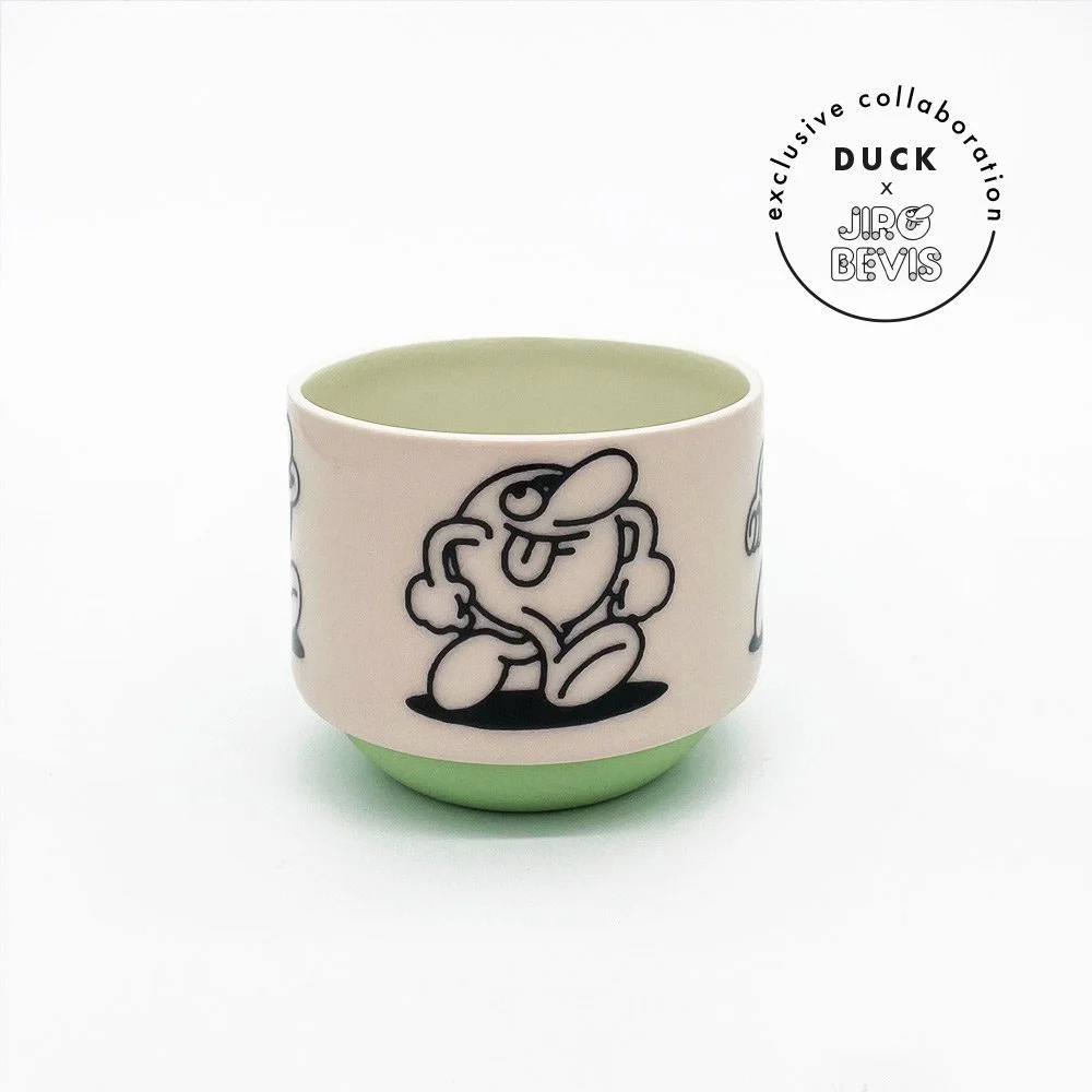 DUCK CERAMICS x JIRO BEVIS - Pink & Green