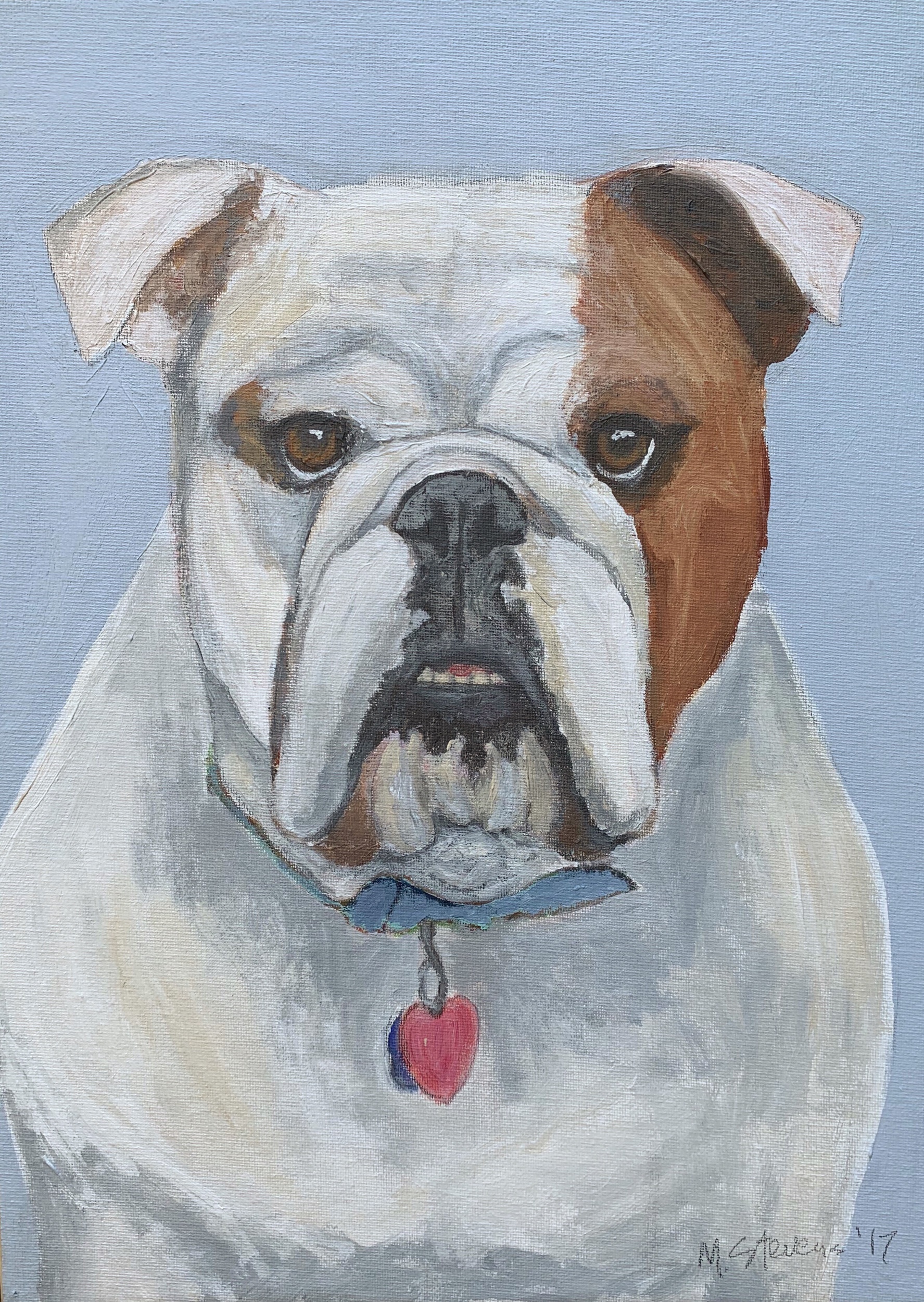 My Therapy Dog #15 Acrylic 12w 16h