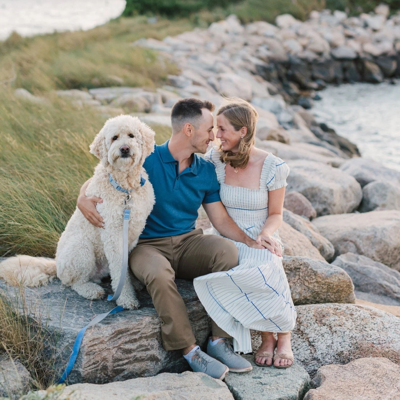 Kristen and Alex, The Knob Falmouth Engagement Session