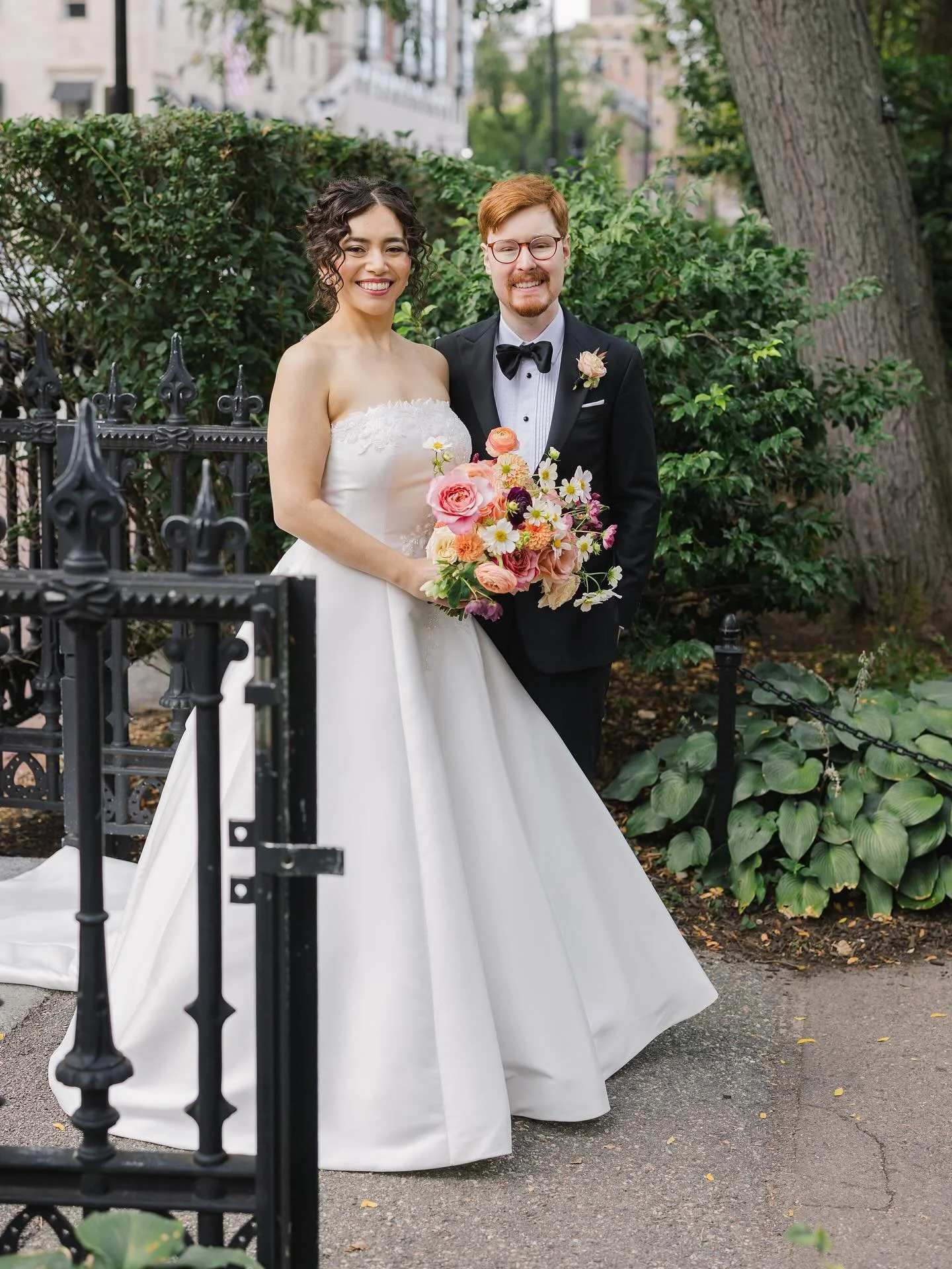 Bernard and Dana already knew each other from Yale, but their love story really began on a 12-hour flight when Bernard arranged a seat swap with another passenger just to sit next to her. That flight turned into hours of conversation that changed eve